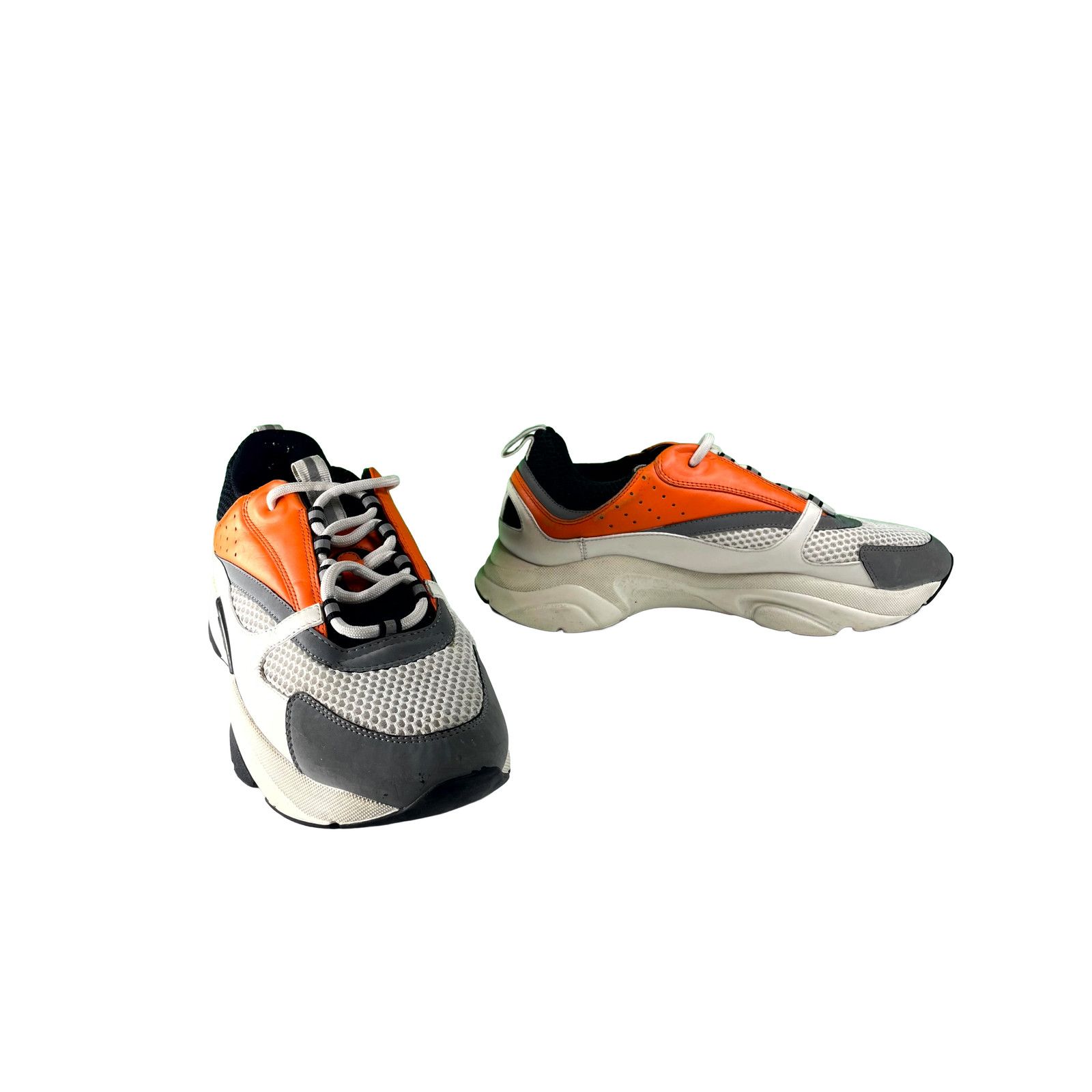 Dior Dior B22 White & Orange Sneakers Size US 12 / EU 45 - 3 Thumbnail