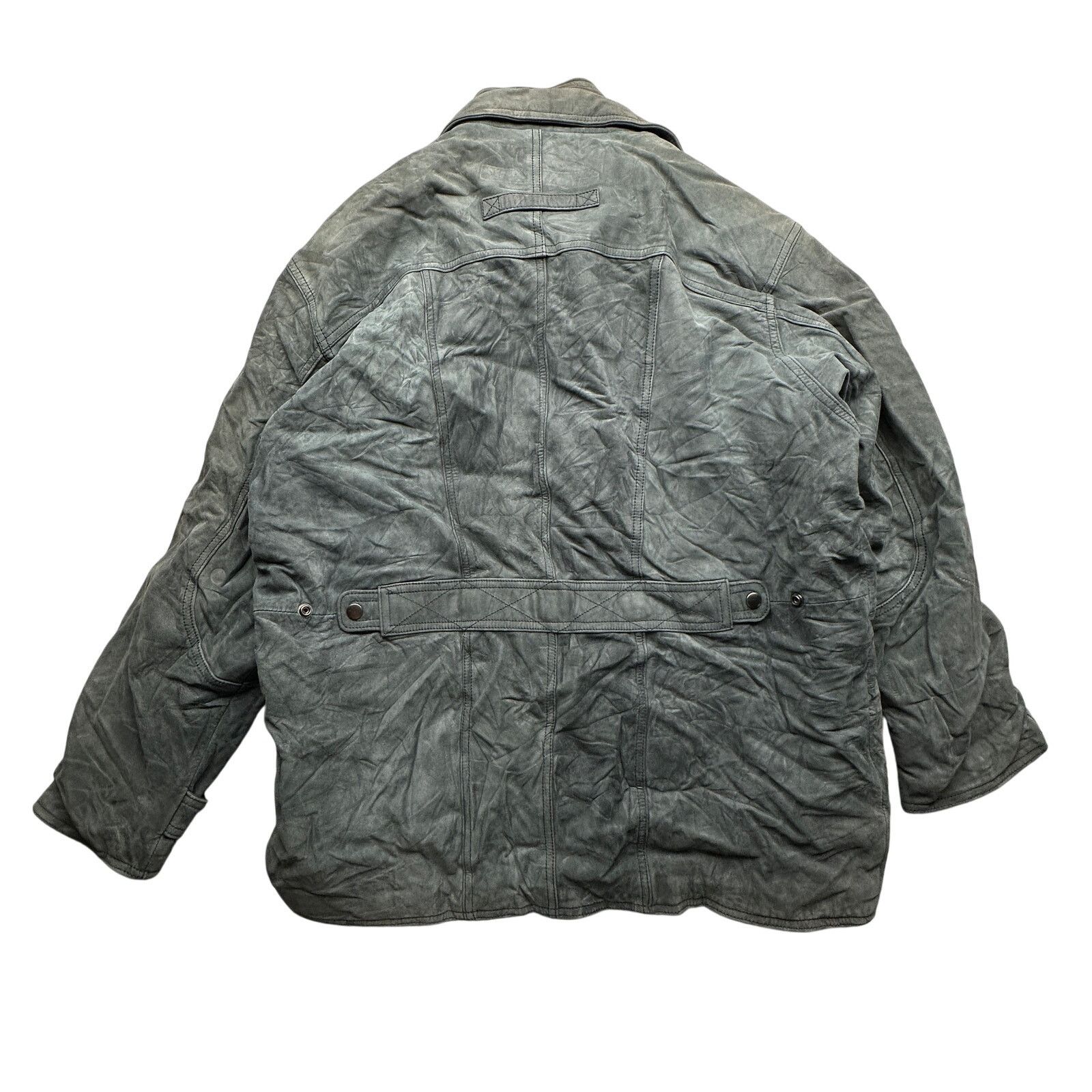 Other Vintage Aggio Thermolite Quilt Suede Leather Jacket Mens M Size US M / EU 48-50 / 2 - 2 Thumbnail