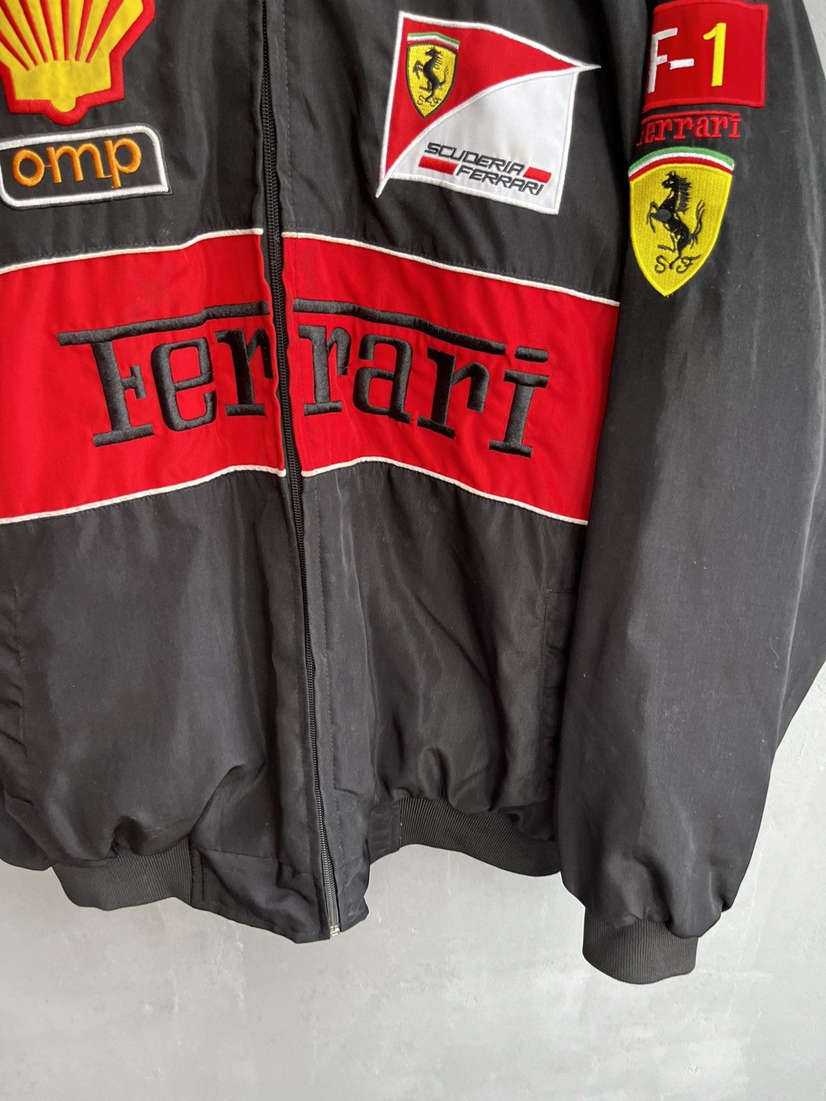 Ferrari × Vintage Vintage Ferrari Racing Bomber Jacket 90s Rare Vodafone Size US XL / EU 56 / 4 - 7 Thumbnail