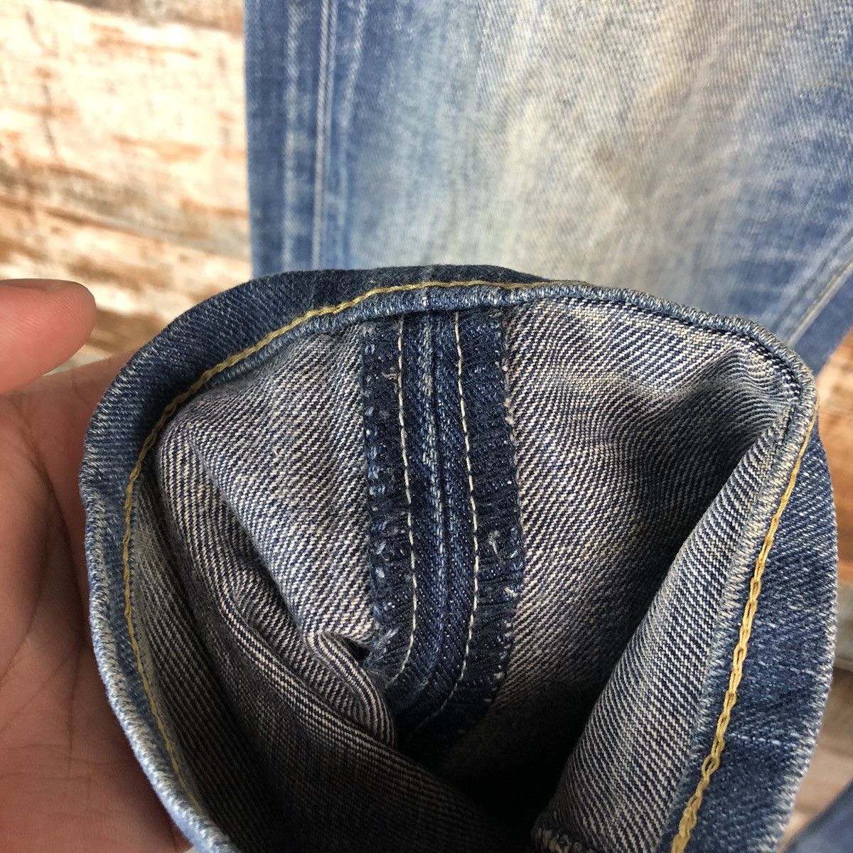 Lee DL Lee Vintage Blue Denim Pants #C183 Size US 33 - 9 Thumbnail