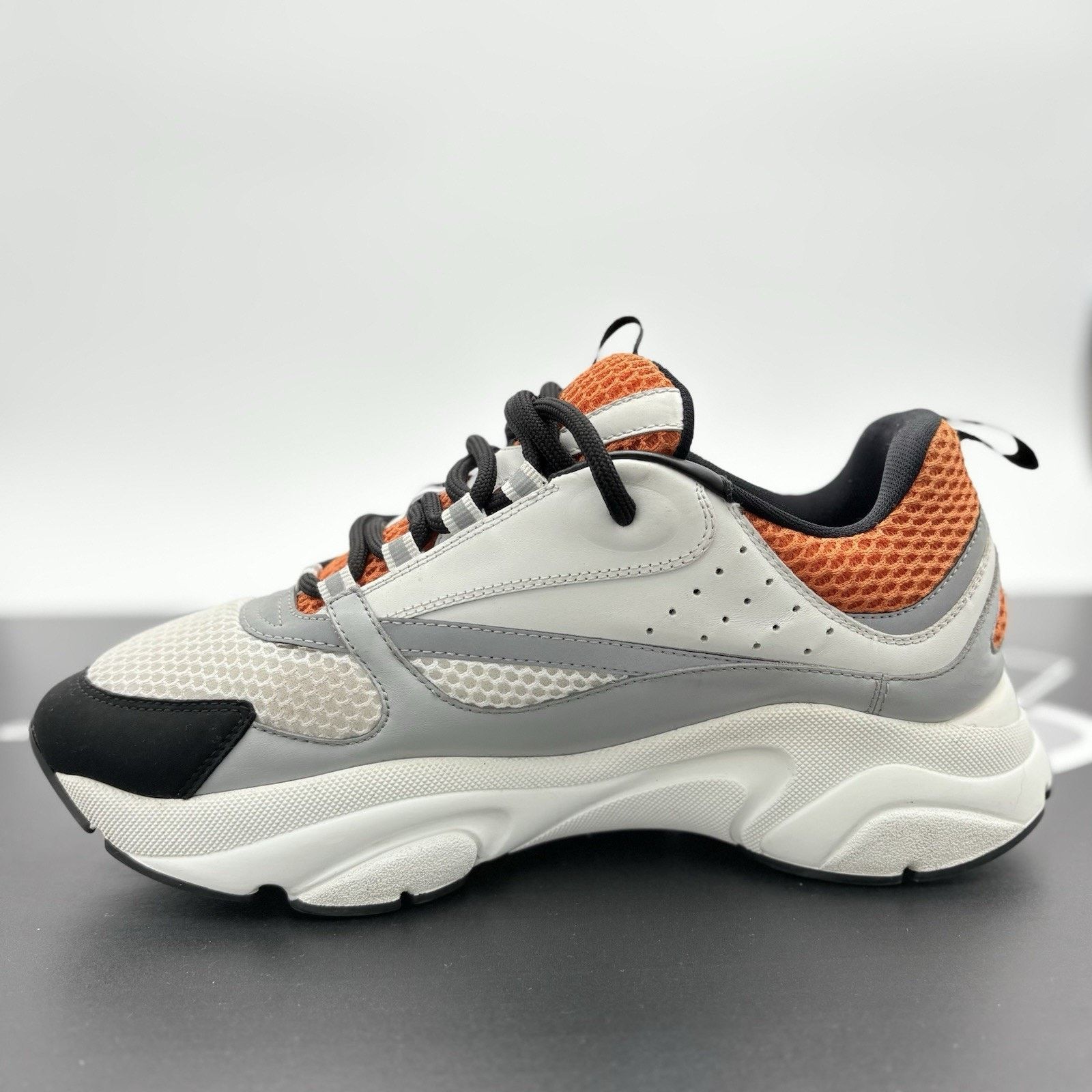 Dior Size 43 (10 US) - Dior B22 ' White Orange ' | GREAT COND! Size US 10 / EU 43 - 4 Thumbnail