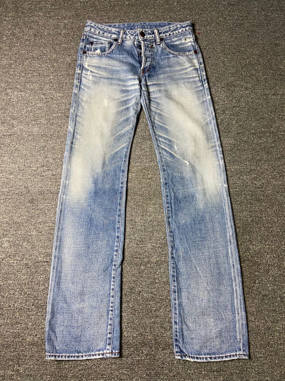Hysteric Glamour × Japanese Brand × Vintage GARMIN Brand Distressed Denim Jeans (132) Size US 29 - 1 Thumbnail