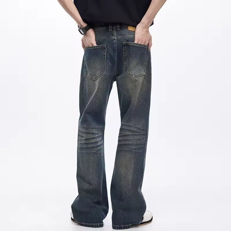 Jean Bootcut Y2k Retro Style Washed Blue Jeans Pants Size US 32 / EU 48 - 3 Thumbnail