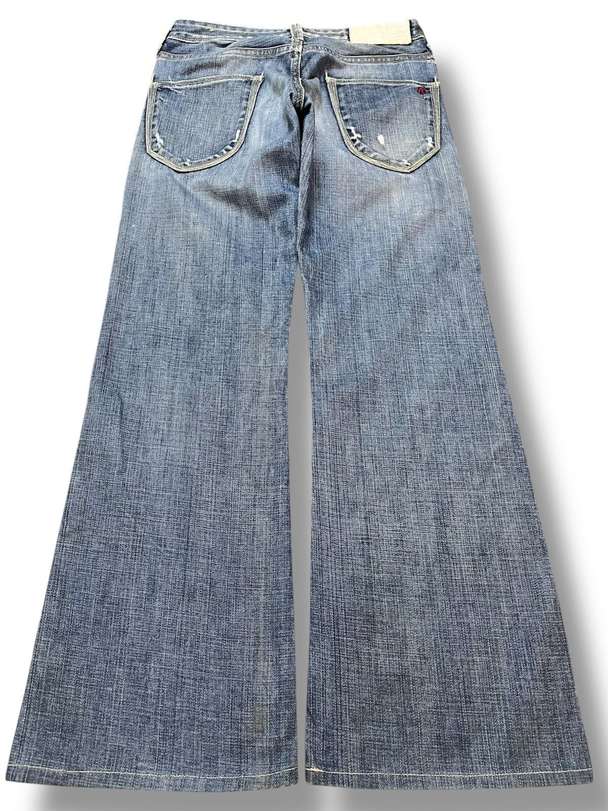 Replay Vintage Replay Flare Bootcut Blue Wash Denim Size US 28 / EU 44 - 6 Thumbnail