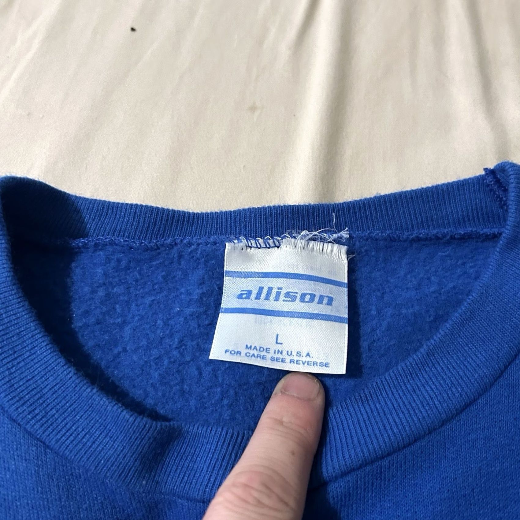 Doublet VINTAGE 80s Mickey Mouse Sweatshirt Blue L Mens Pullover Double Sided Size Large Size US L / EU 52-54 / 3 - 3 Thumbnail