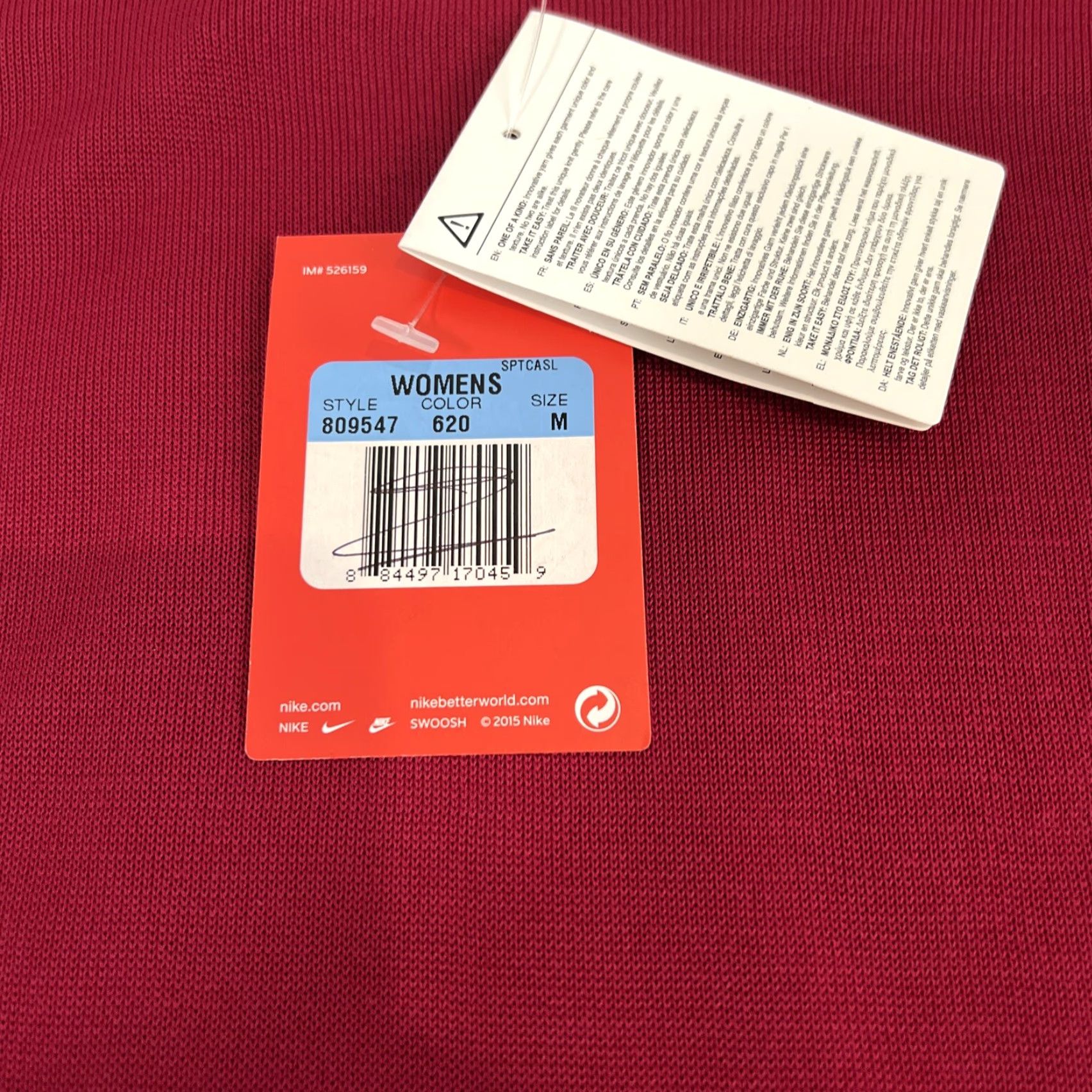 Nike Nike Sportswear Womens Tech Knit Sleeveless Sweater M Noble Red New Tags Size M / US 6-8 / IT 42-44 - 7 Thumbnail