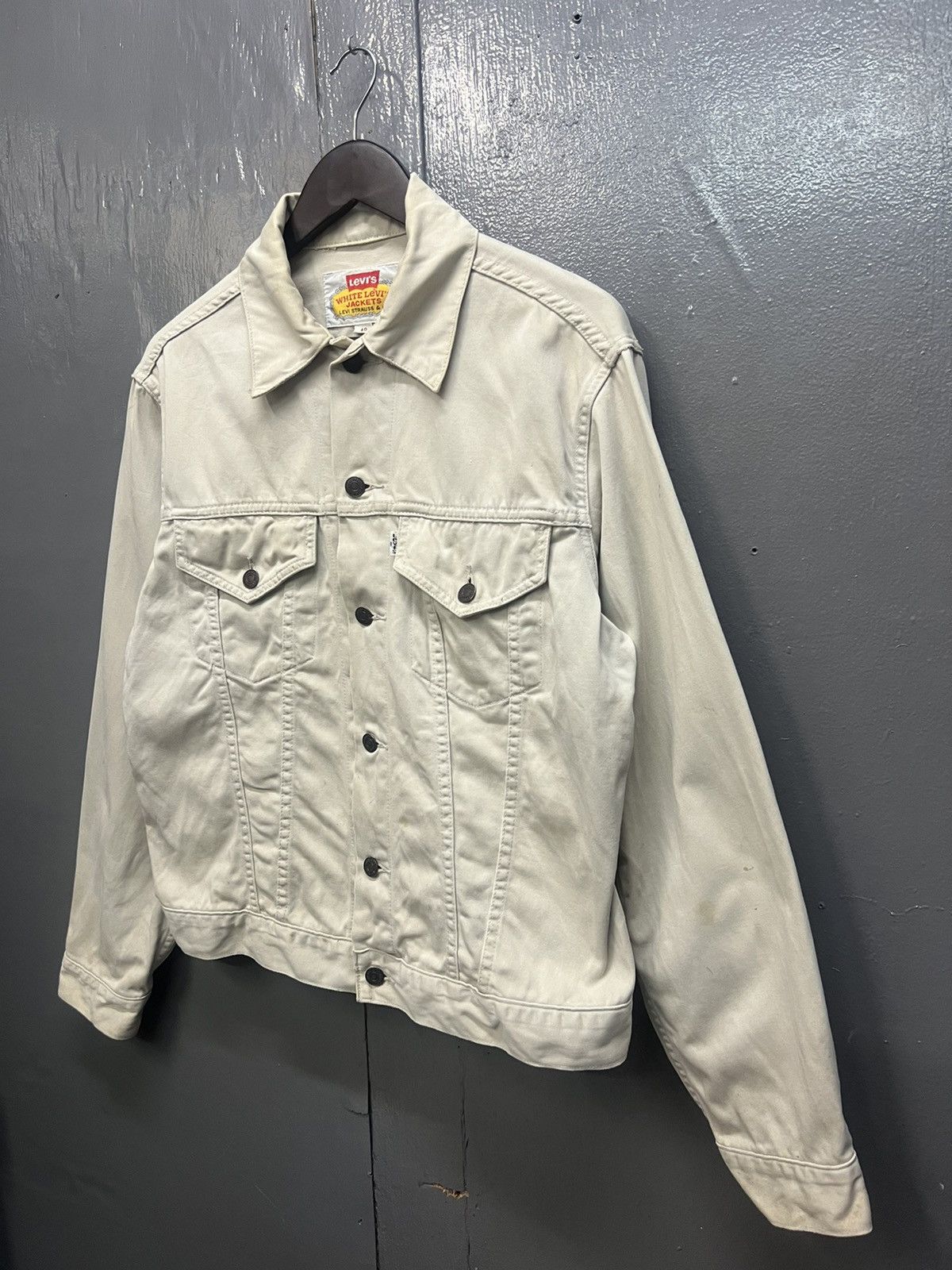 Levi's White Levi's Jackets Trucker Size US M / EU 48-50 / 2 - 3 Thumbnail