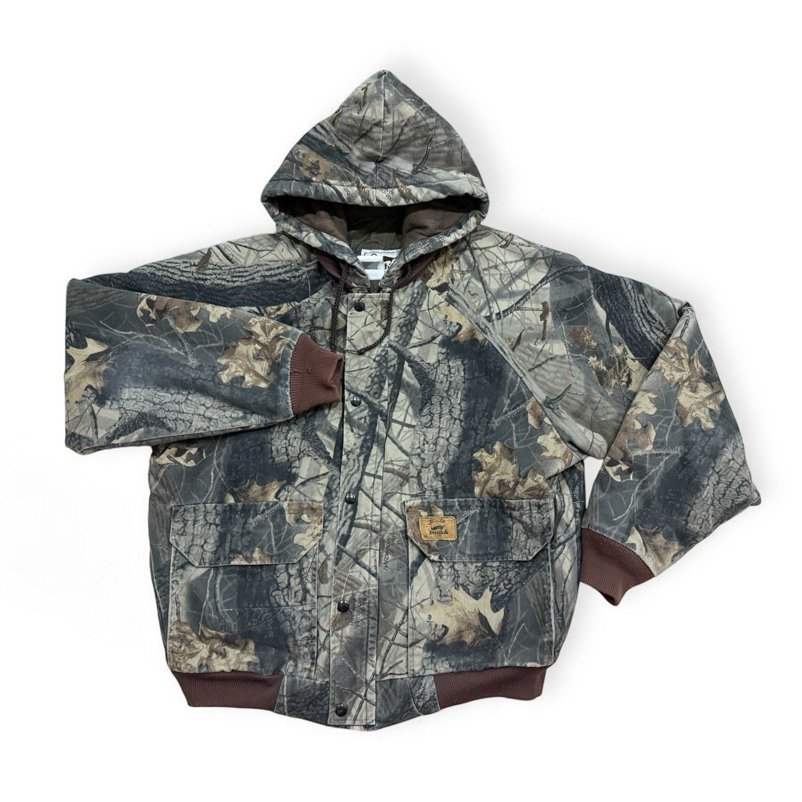 Other Vintage Duxbak Real Tree Bomber Jacket Mens L Full Zip Size US L / EU 52-54 / 3 - 1 Thumbnail