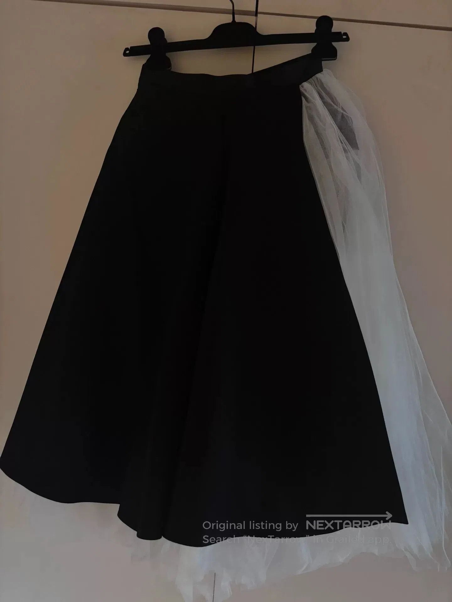 Junya Watanabe black and white layered tulle skirt. Size 28" / US 6 / IT 42 - 2 Thumbnail
