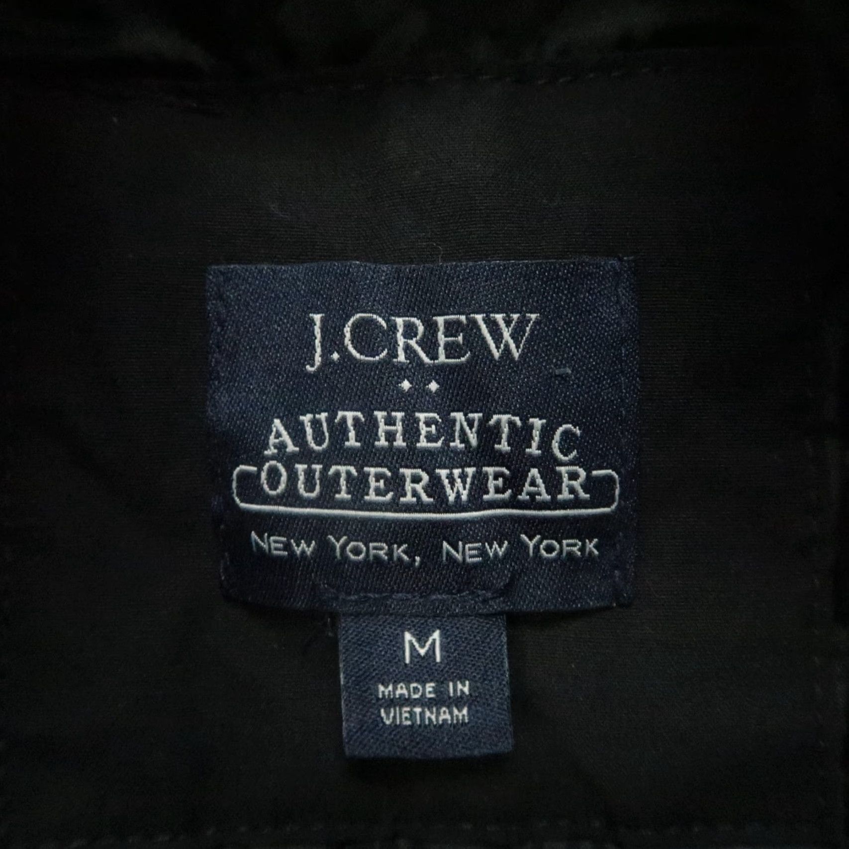 J.Crew J Crew Jacket Mens Medium Black Corduroy Collar Quilted Full Zip Lined Size US M / EU 48-50 / 2 - 3 Thumbnail