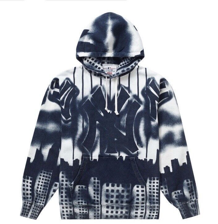 Supreme NWT Supreme x New York Yankees Airbrush Hooded Sweatshirt Size US XL / EU 56 / 4 - 3 Thumbnail