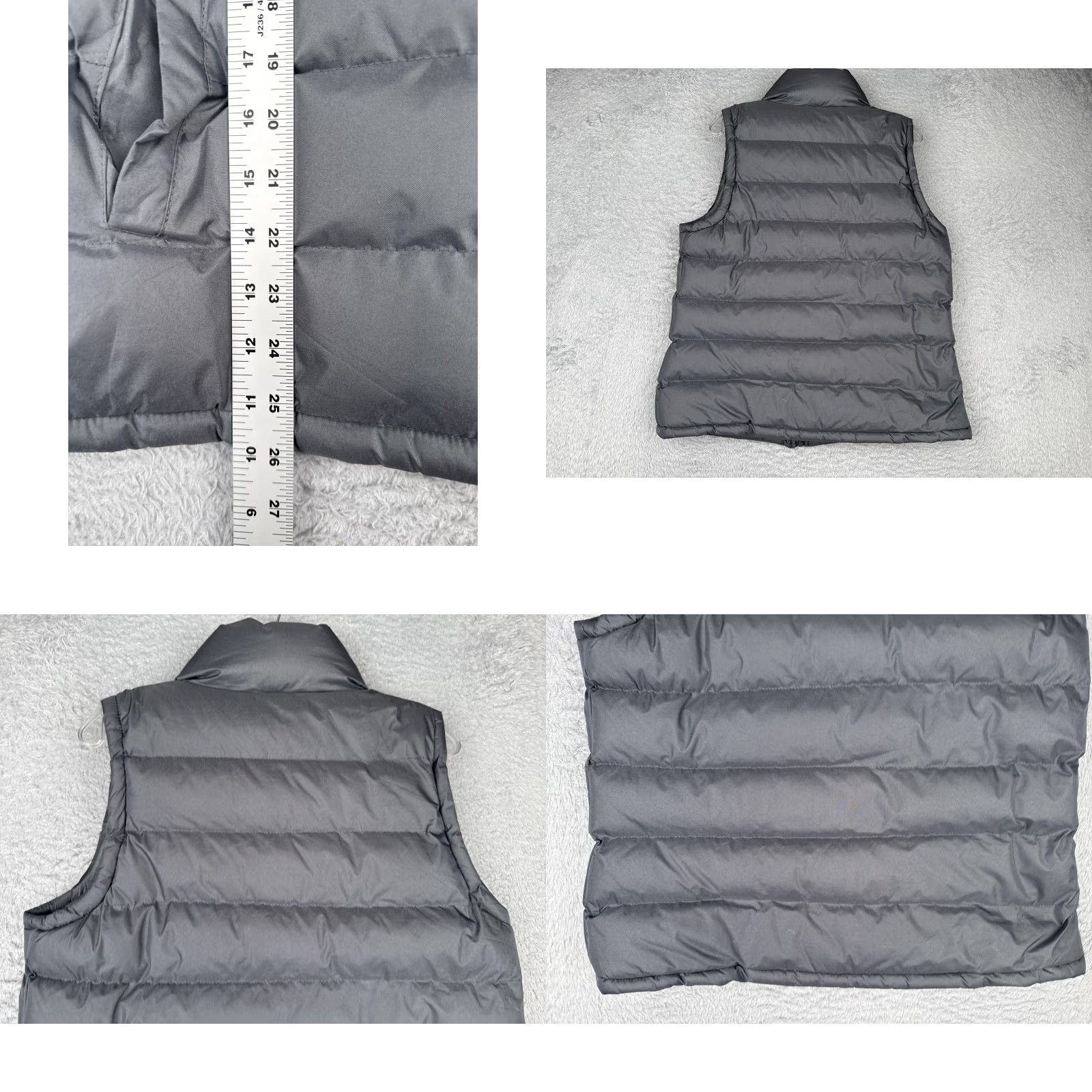 Vintage Fourcast Vest Mens Large Gray Puffer Quilted Sleeveless Full Zip Warm Polyester Jacket/Coat Size US L / EU 52-54 / 3 - 9 Thumbnail