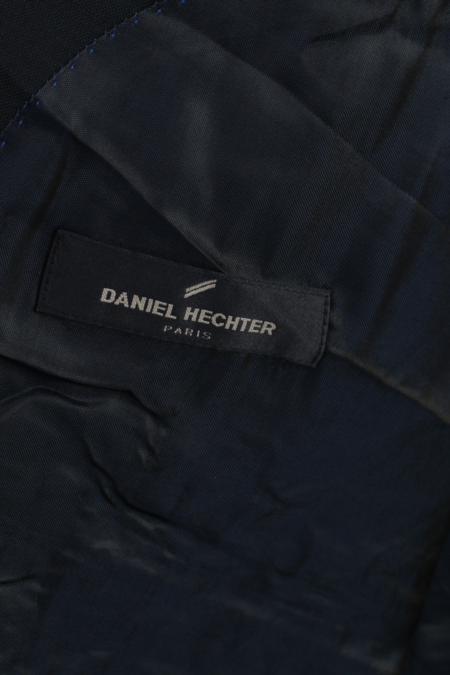Daniel Hechter Daniel Hechter Paris Men 42 Blazer Navy Wool 10923 Size 42R - 4 Thumbnail