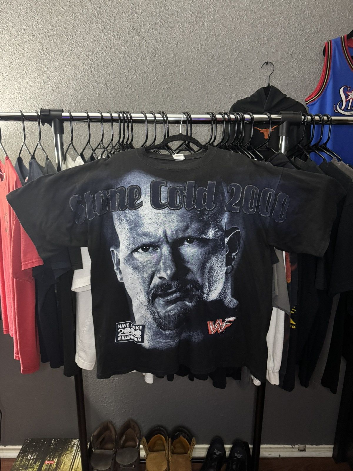 Vintage × WWE × WWF 2000 stone cold Steve Austin vintage tee Size US XL / EU 56 / 4 - 1 Thumbnail