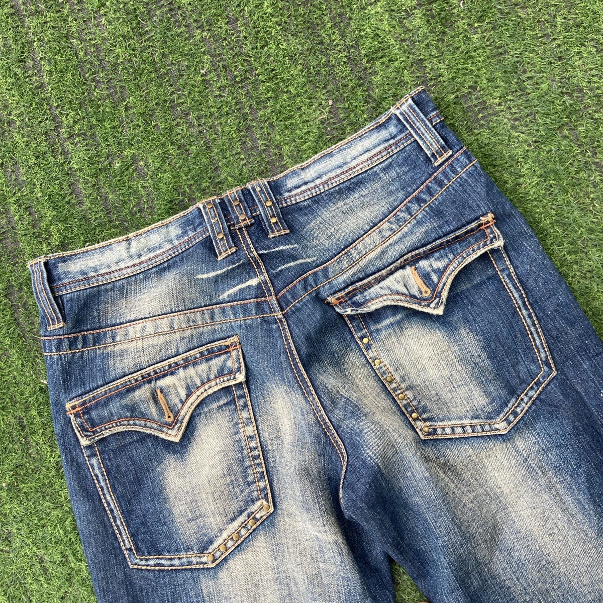 Hysteric Glamour × If Six Was Nine MANIPULATOR FLARED DISTRESSED JEANS Size US 32 / EU 48 - 8 Thumbnail