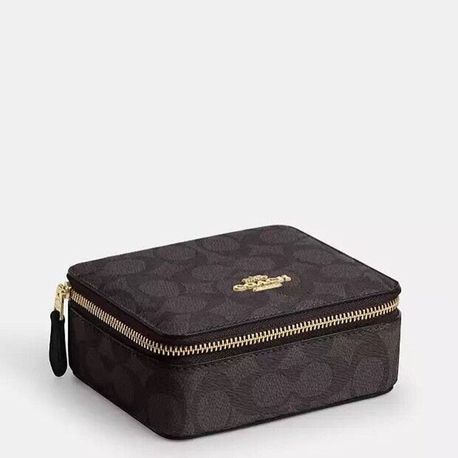 Coach NWT Coach Large Jewelry Box CZ199 Walnut Black Size ONE SIZE - 2 Thumbnail