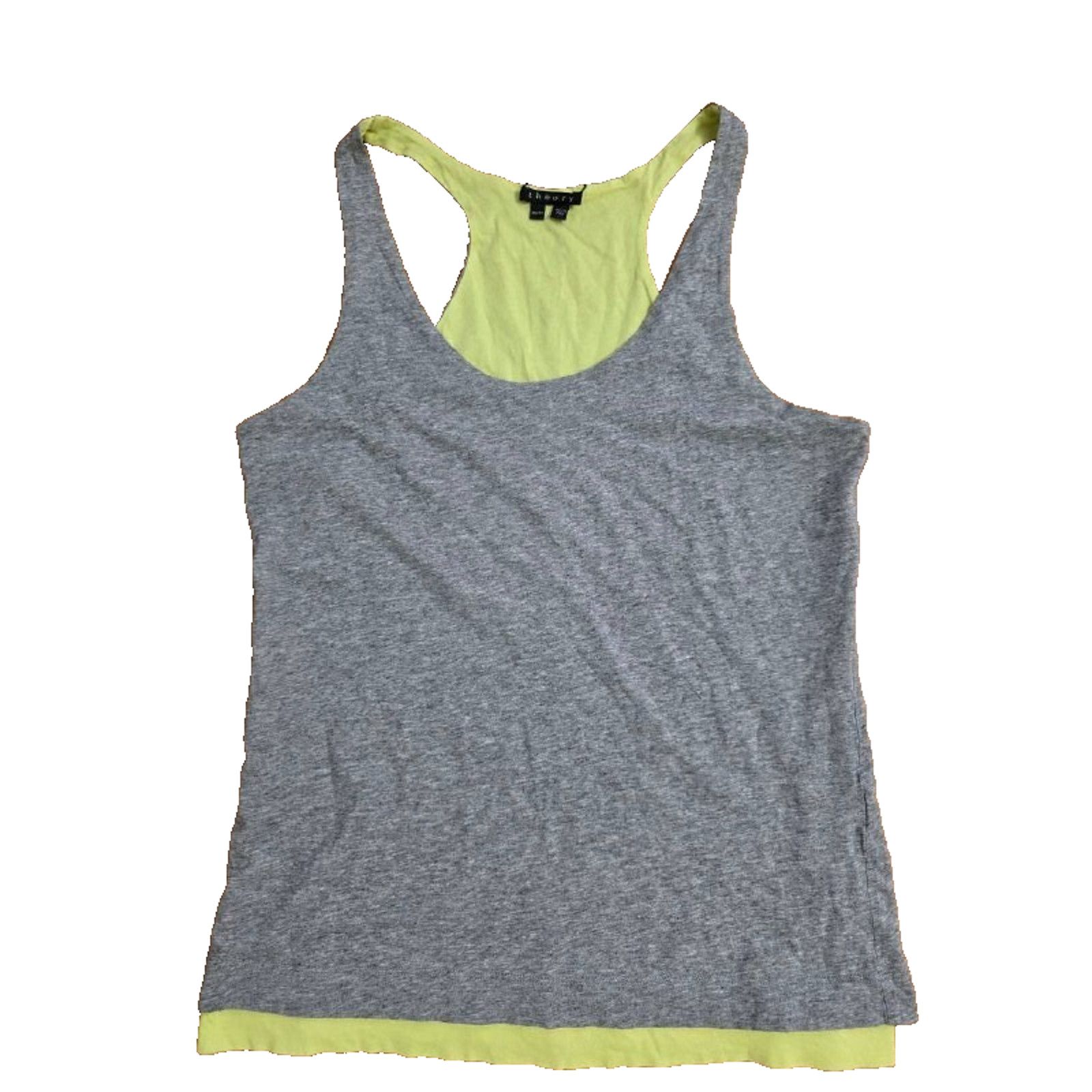 Theory Theory tank top Grey/yellow size Medium A001282 Size M / US 6-8 / IT 42-44 - 1 Thumbnail