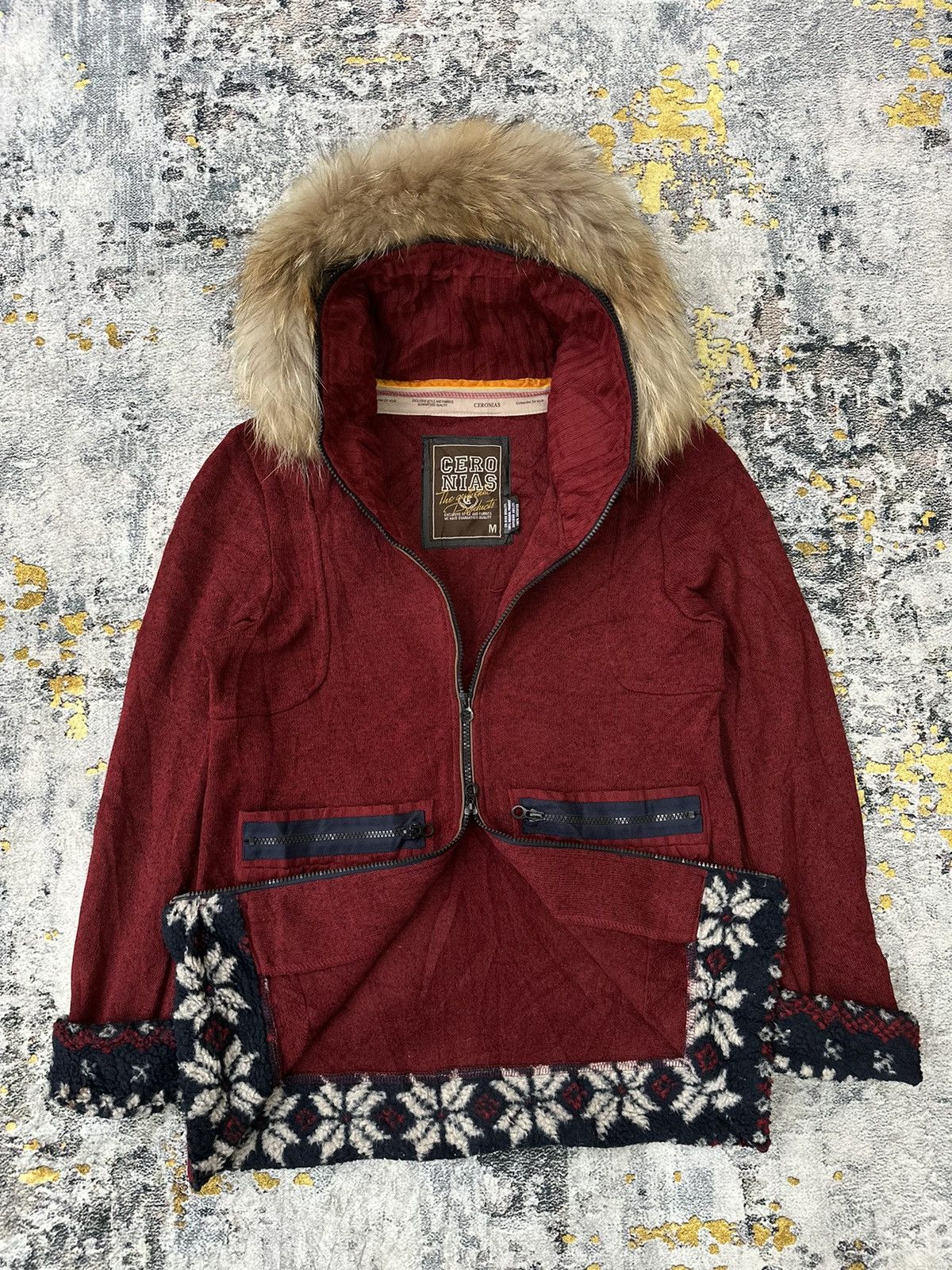 20471120 IF SIX WAS NINE LGB STYLE FUR ZIP HOODIE DOUBLE ZIPPER Size US M / EU 48-50 / 2 - 5 Thumbnail