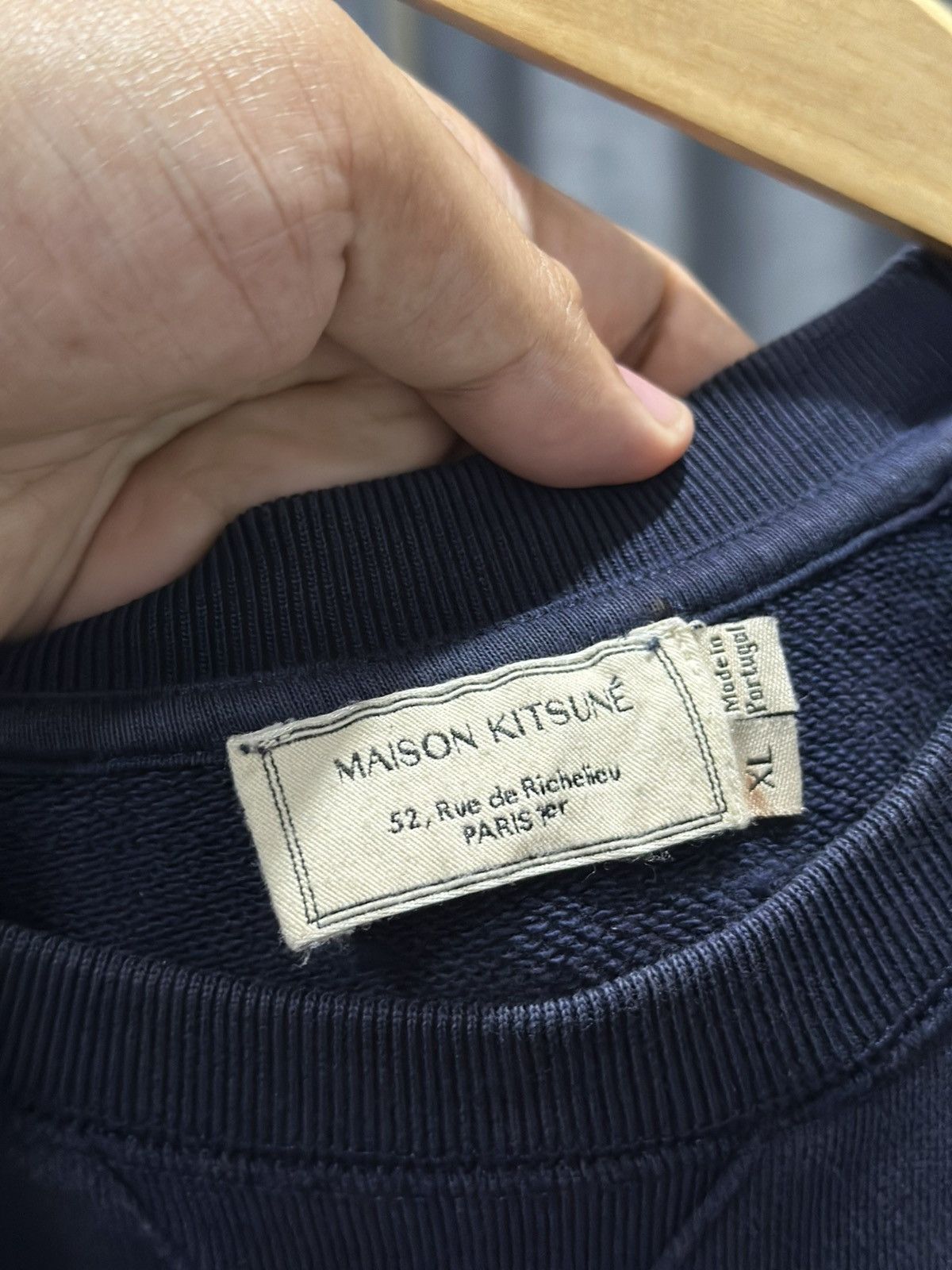 Maison Kitsune Maison Kitsune Parisien Sweatshirt Size US XL / EU 56 / 4 - 3 Thumbnail