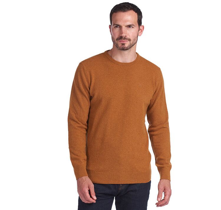 Barbour o1y1224 Logo Crewneck Sweater in Camel Size US S / EU 44-46 / 1 - 2 Thumbnail