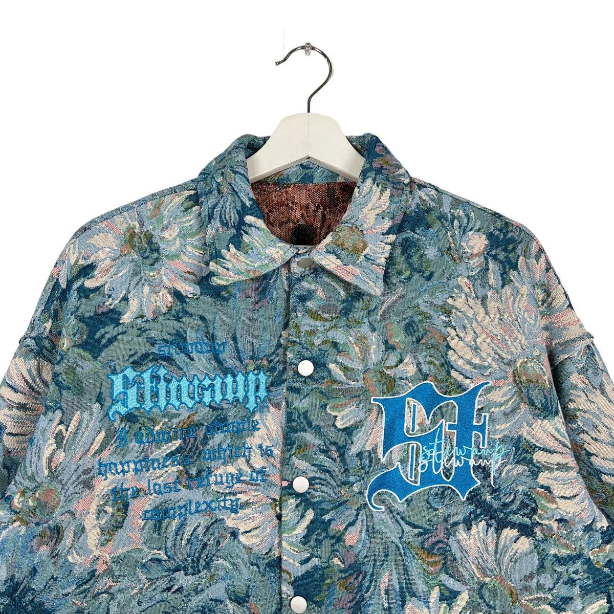 Japanese Brand 🔥 OVERFLOWER EMBROIDERY JACKET Size US L / EU 52-54 / 3 - 4 Thumbnail