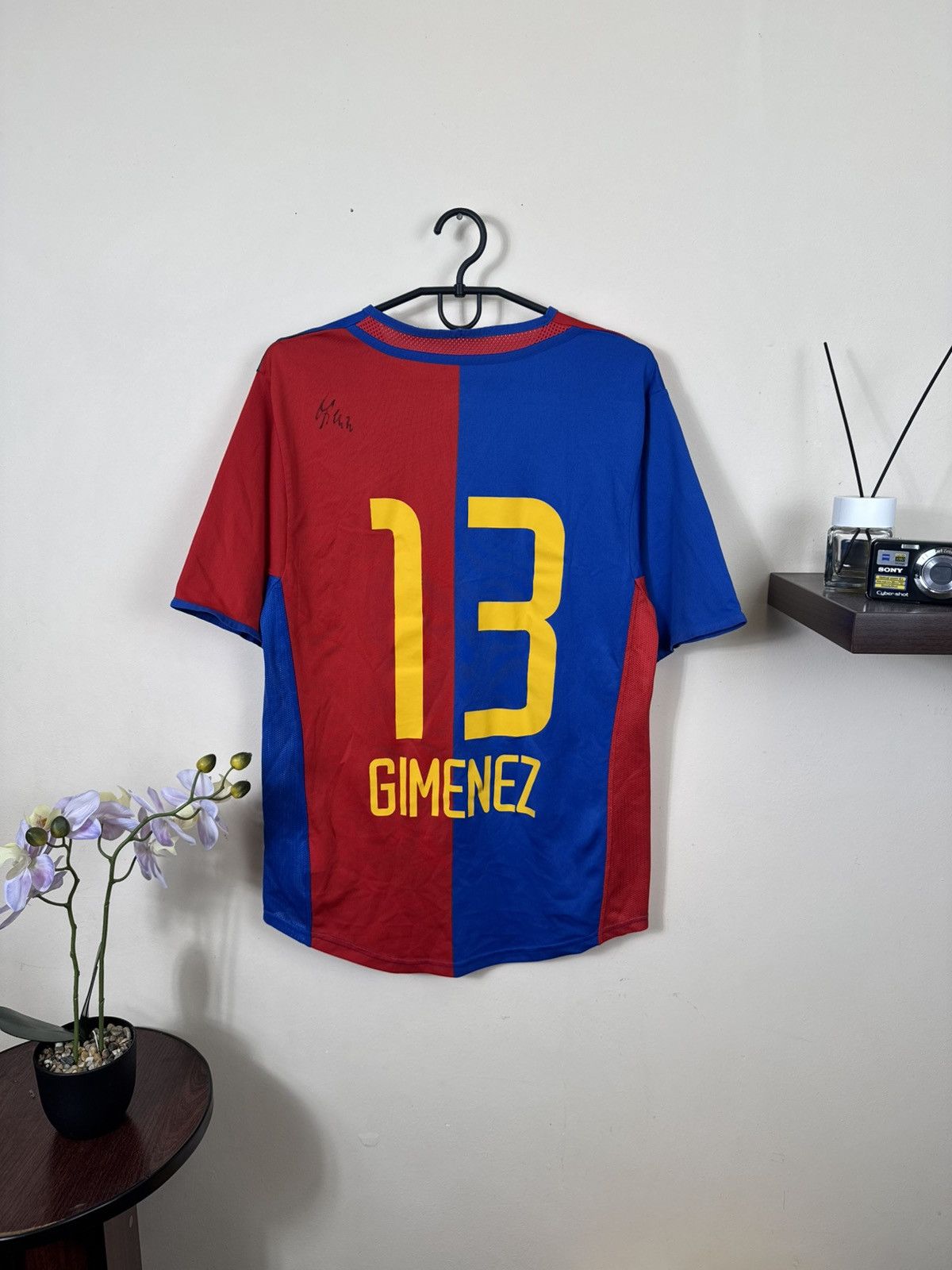 Nike Nike FC Basel Jersey 2002-04 #13 Gimenez Soccer Signature S Size US S / EU 44-46 / 1 - 2 Thumbnail
