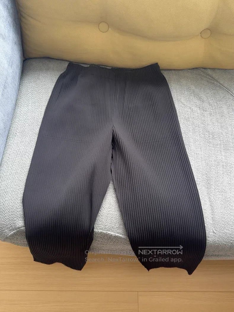 Issey Miyake Issey Miyake Black Ruched Pants Size 25" / US 0 / IT 36 - 1 Thumbnail