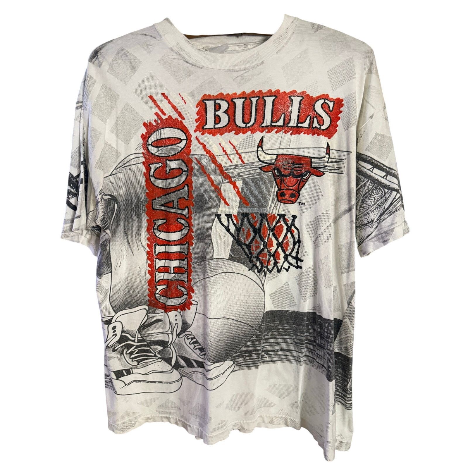 NBA Vintage Chicago Bulls AOP Tee Size US XL / EU 56 / 4 - 1 Thumbnail
