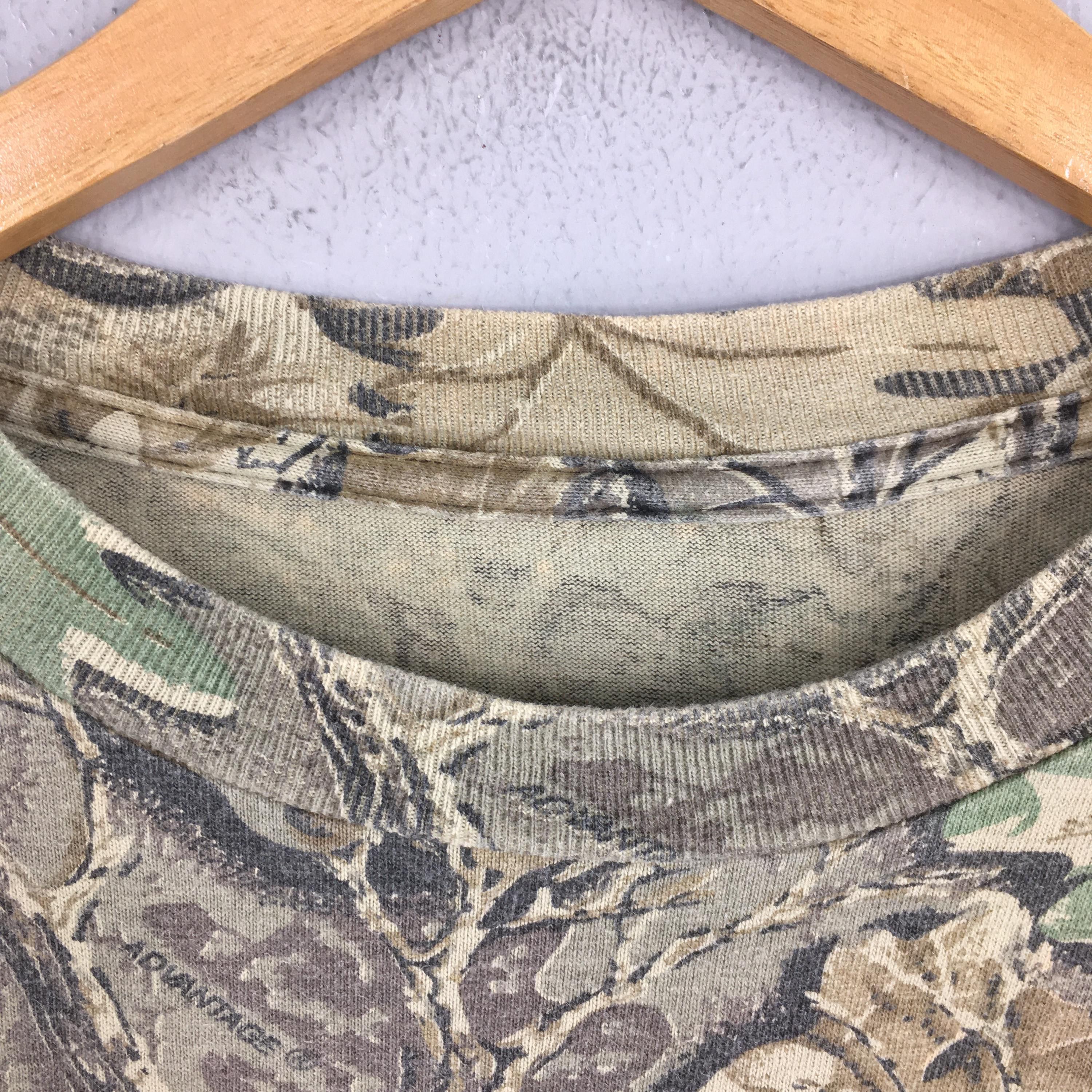 Mossy Oaks × Realtree × Vintage Vintage 90s Real Tree Camo Longsleeve Tshirt Large Size US L / EU 52-54 / 3 - 5 Thumbnail