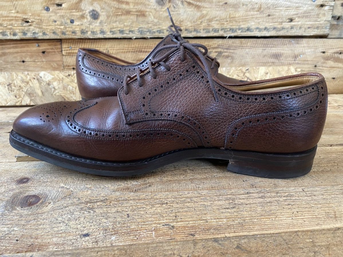 Crockett & Jones Crockett and jones rugby pebble grain brown leather oxford Size US 11.5 / EU 44-45 - 12 Thumbnail
