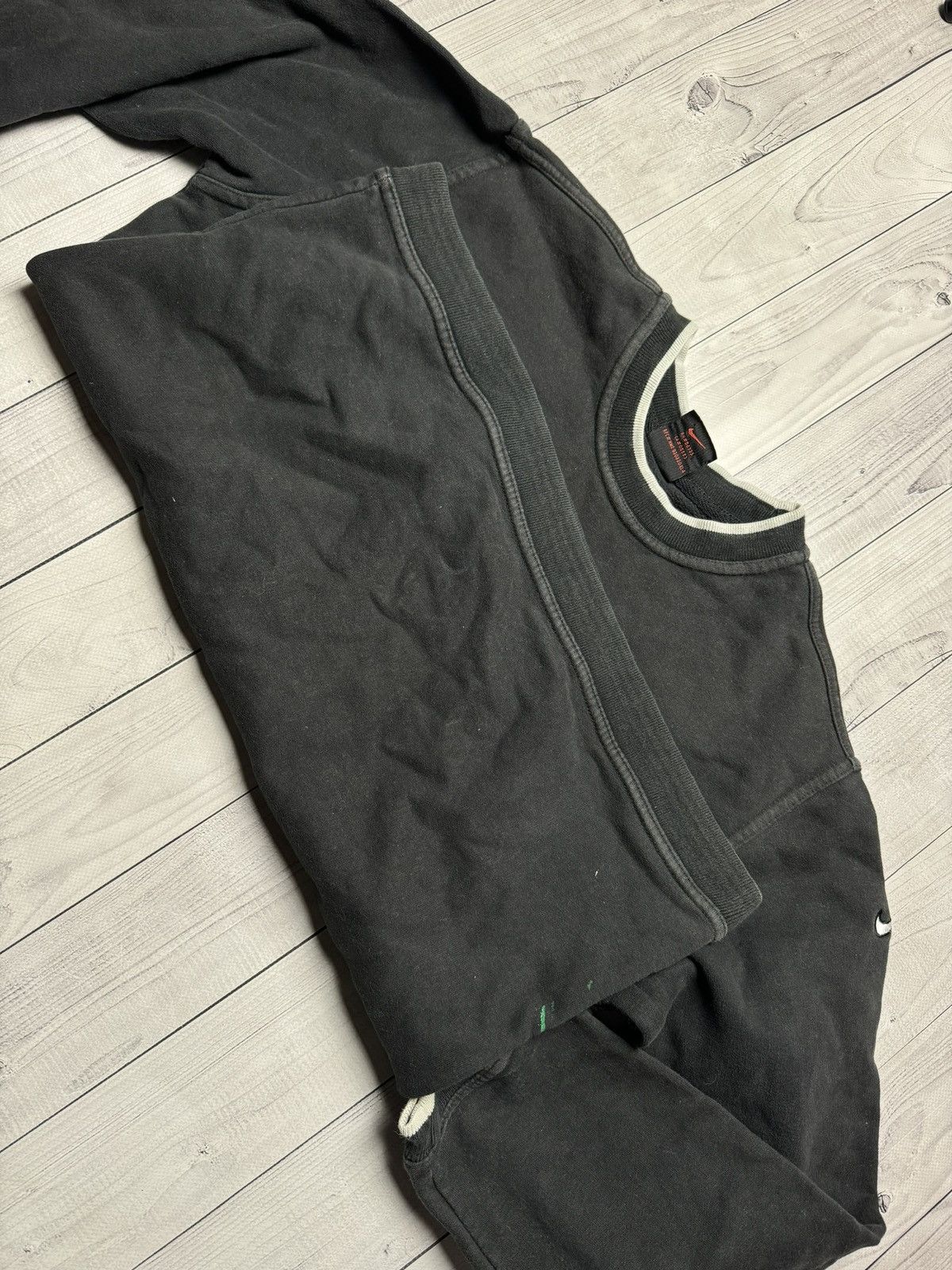 Nike × Vintage Vintage Nike sweatshirt logo size m women's black Size M / US 6-8 / IT 42-44 - 7 Thumbnail