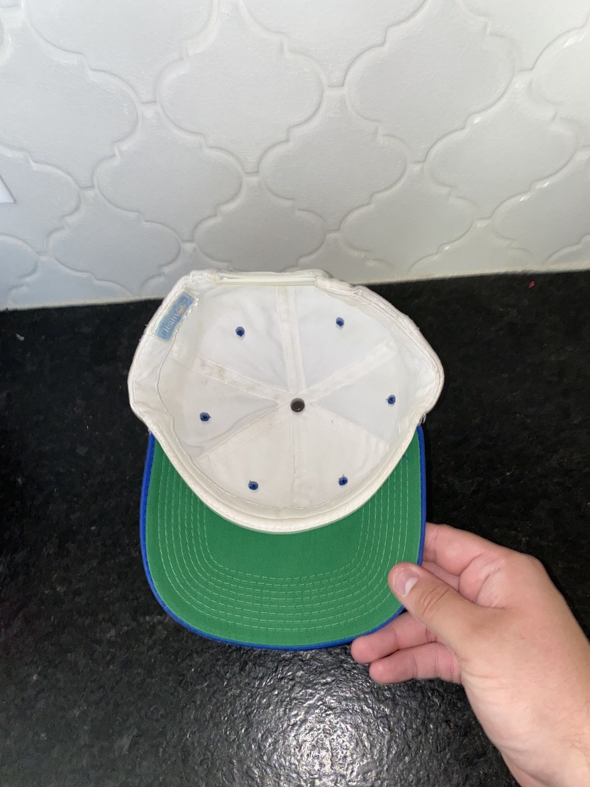 NFL Vintage 90s Seattle Seahawks double line script snapback Size ONE SIZE - 3 Thumbnail
