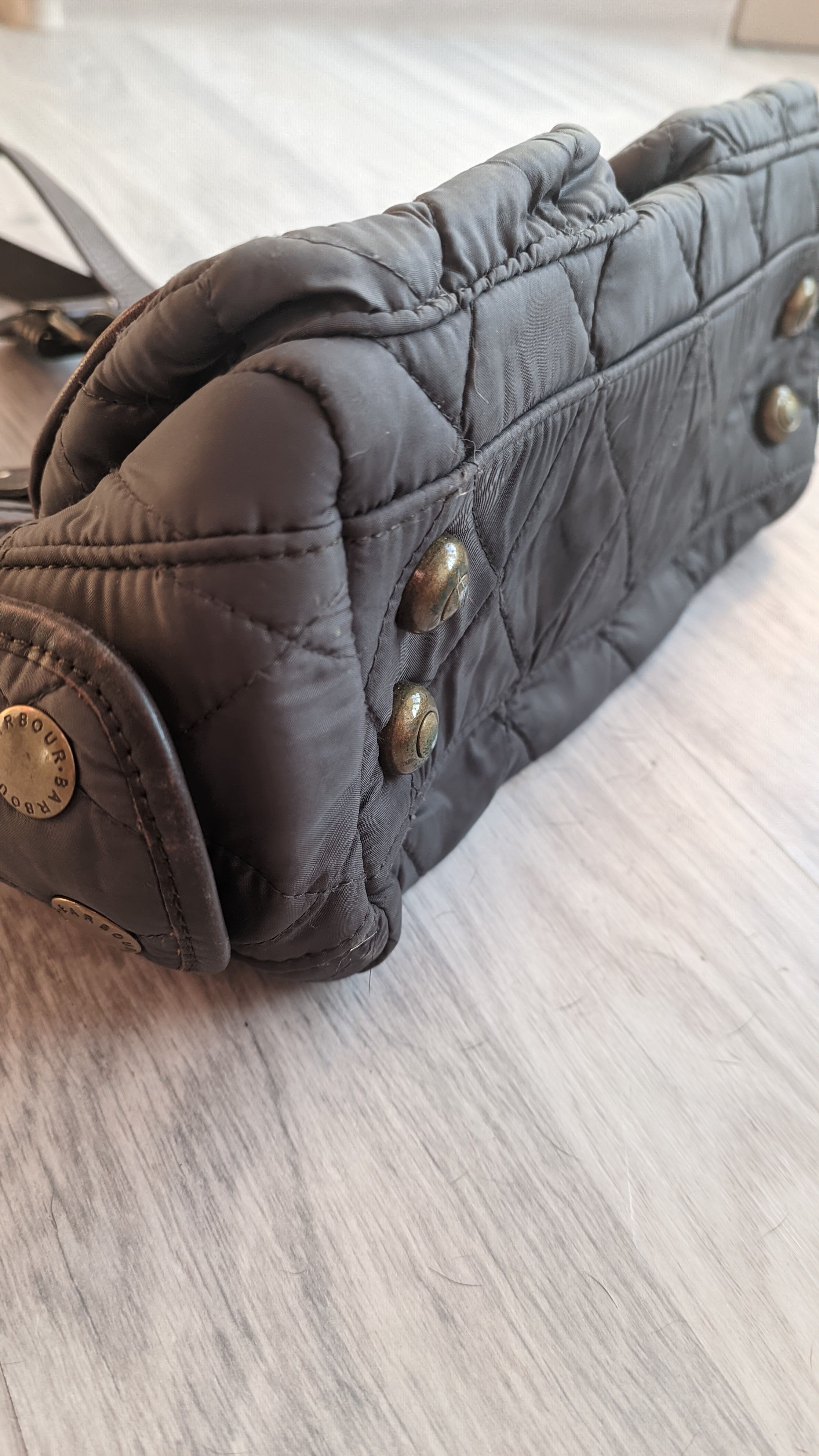 Vintage Barbour vintage quilted bag 💼 Guess styled Size ONE SIZE - 4 Thumbnail