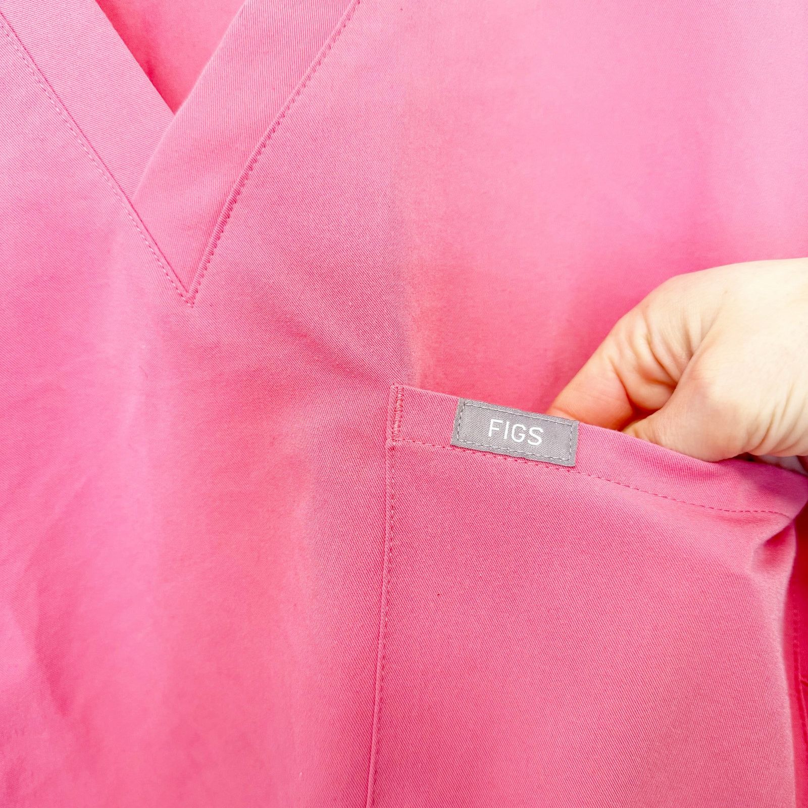 Other Figs Pink Catarina Scrub Top Sz 3XL Size 3XL / US 20-22 - 2 Thumbnail