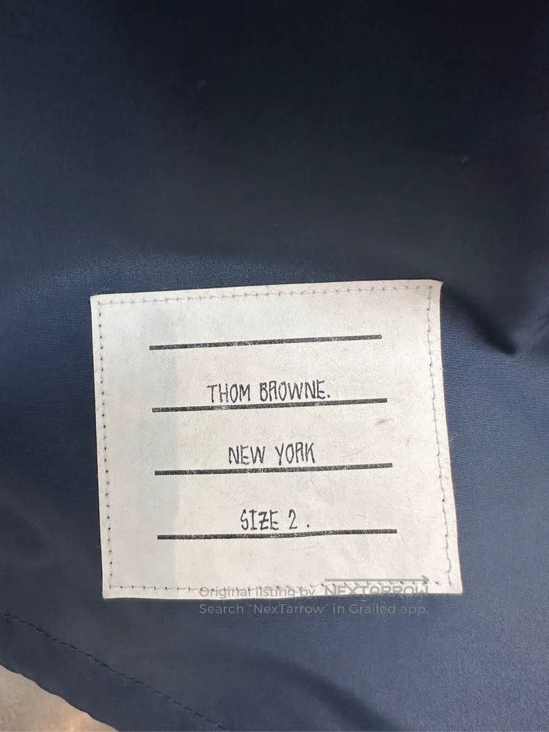 Thom Browne Thom Browne Dark Blue Pilot Jacket Size US M / EU 48-50 / 2 - 3 Thumbnail