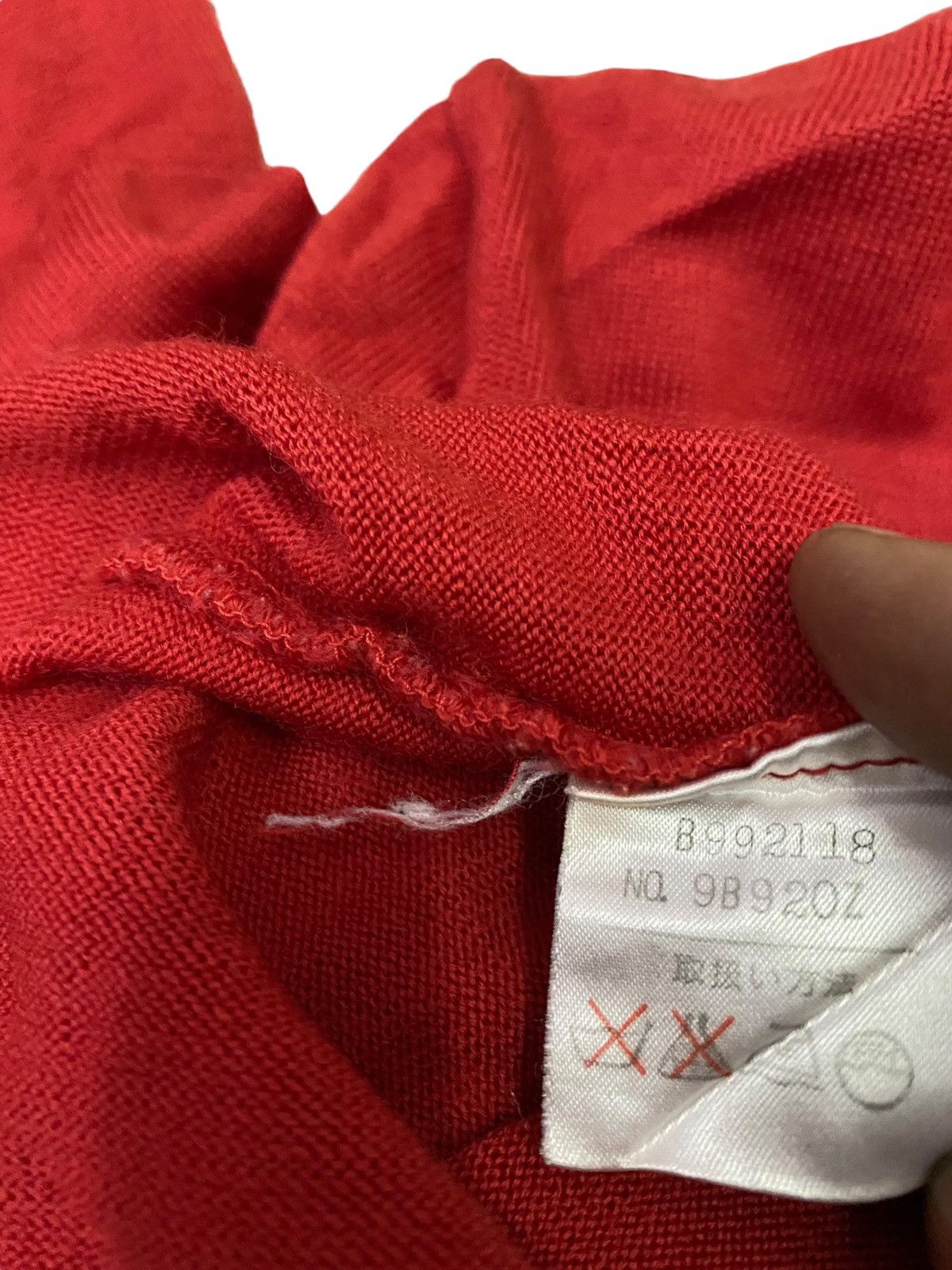 Helmut Lang 💥Vintage90s Helmut Lang Polo Shirt Size XS / US 0-2 / IT 36-38 - 9 Thumbnail