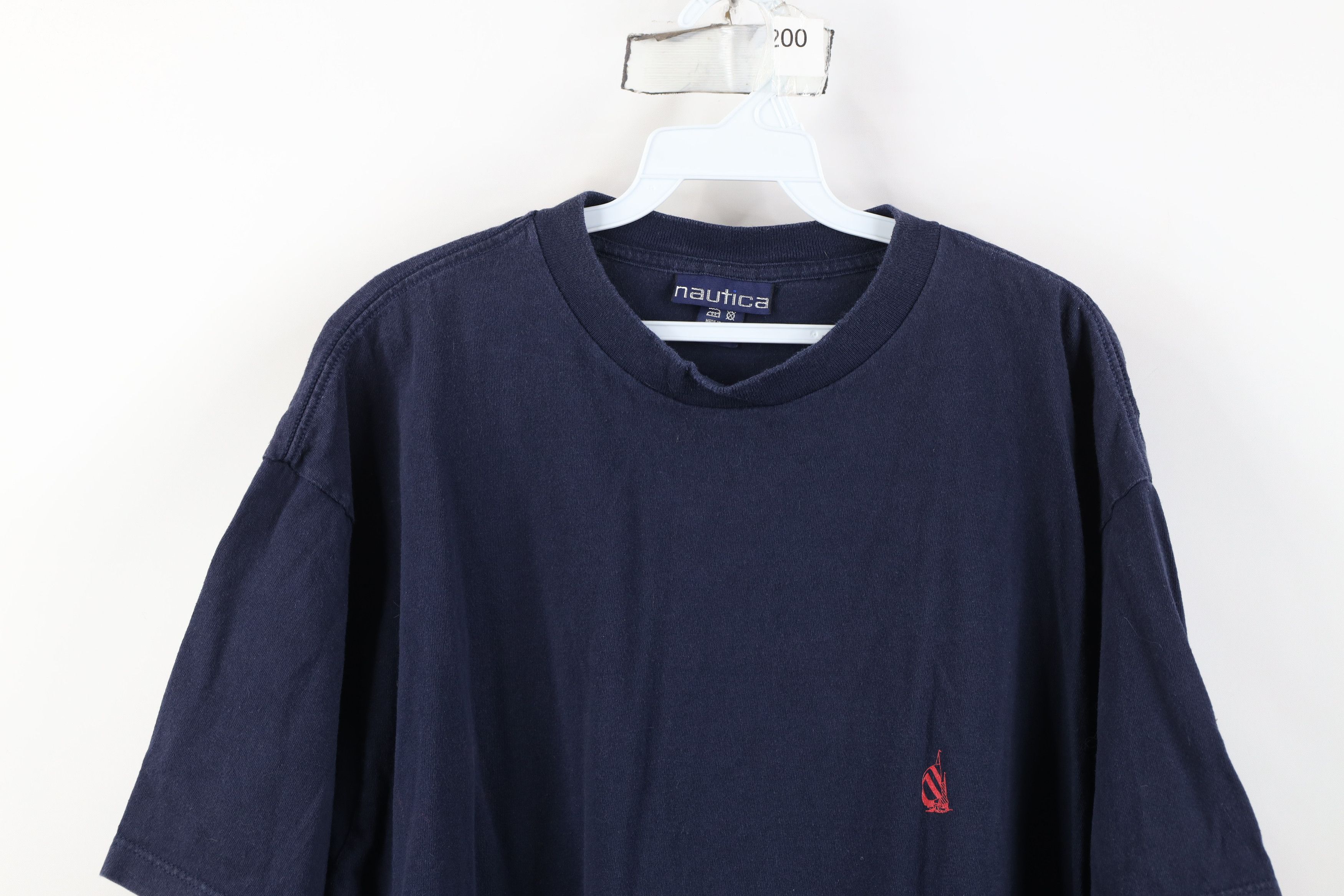 Nautica Vintage 90s Nautica Sailboat Short Sleeve T-Shirt Blue USA Size US XL / EU 56 / 4 - 2 Thumbnail
