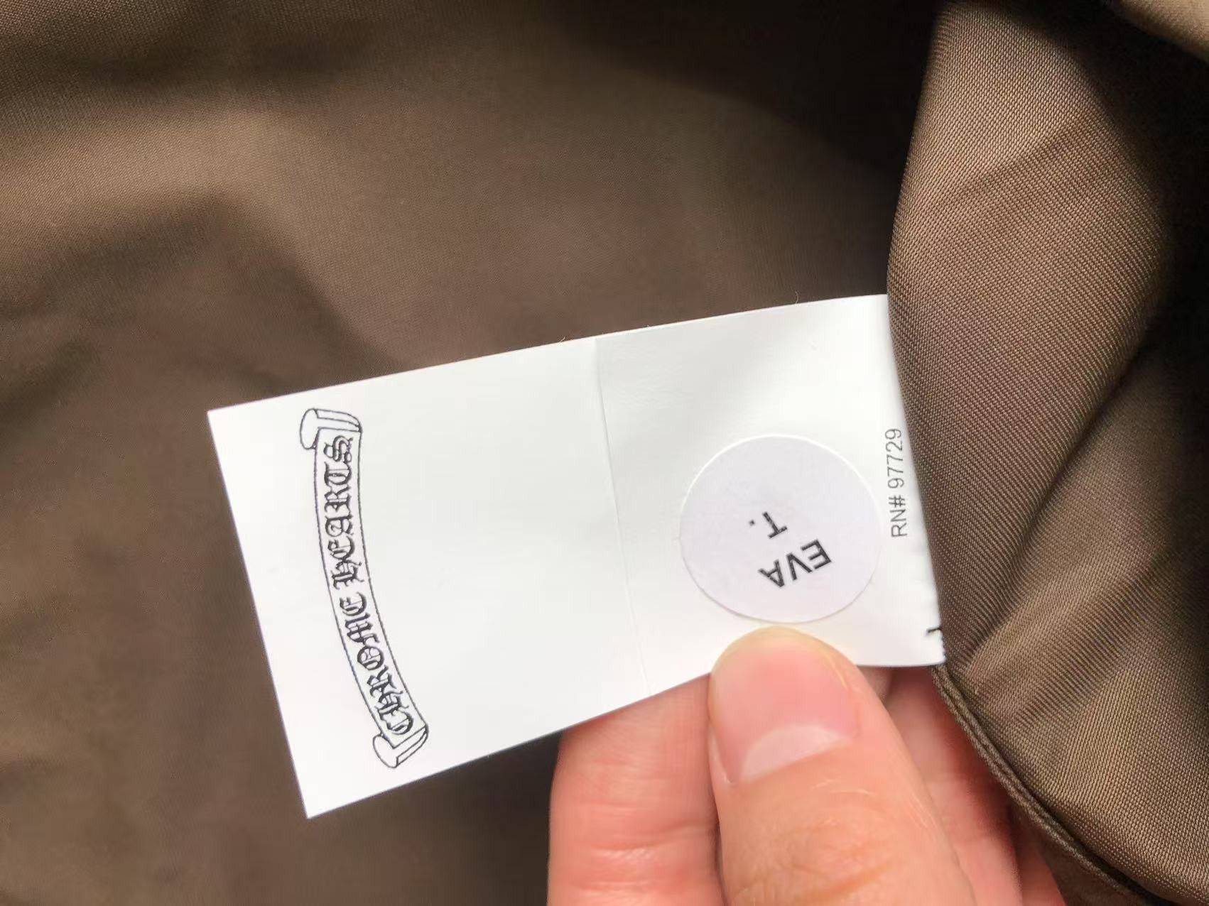 Chrome Hearts Chrome Hearts Zip Nylon Leather Patchwork Brown Shirt Jacket Size US L / EU 52-54 / 3 - 11 Thumbnail