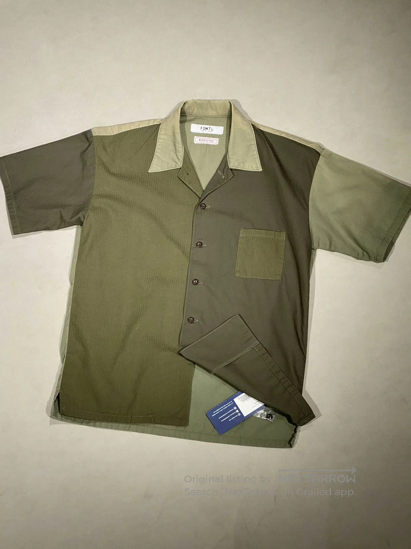 FDMTL FDMTL Military Green Patchwork Short. Size US M / EU 48-50 / 2 - 1 Thumbnail