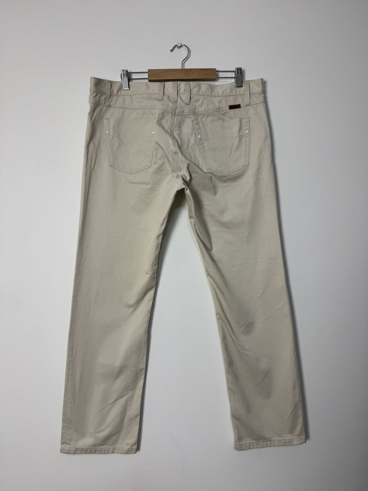 Gucci AW09 cream pants luxury designer Made in Italy