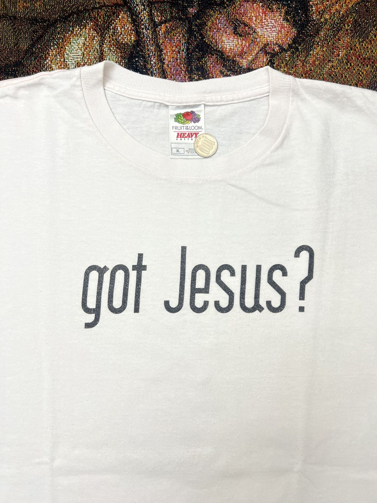 Vintage 90s Vintage "Got Jesus?" Tee Size US XL / EU 56 / 4 - 1 Thumbnail