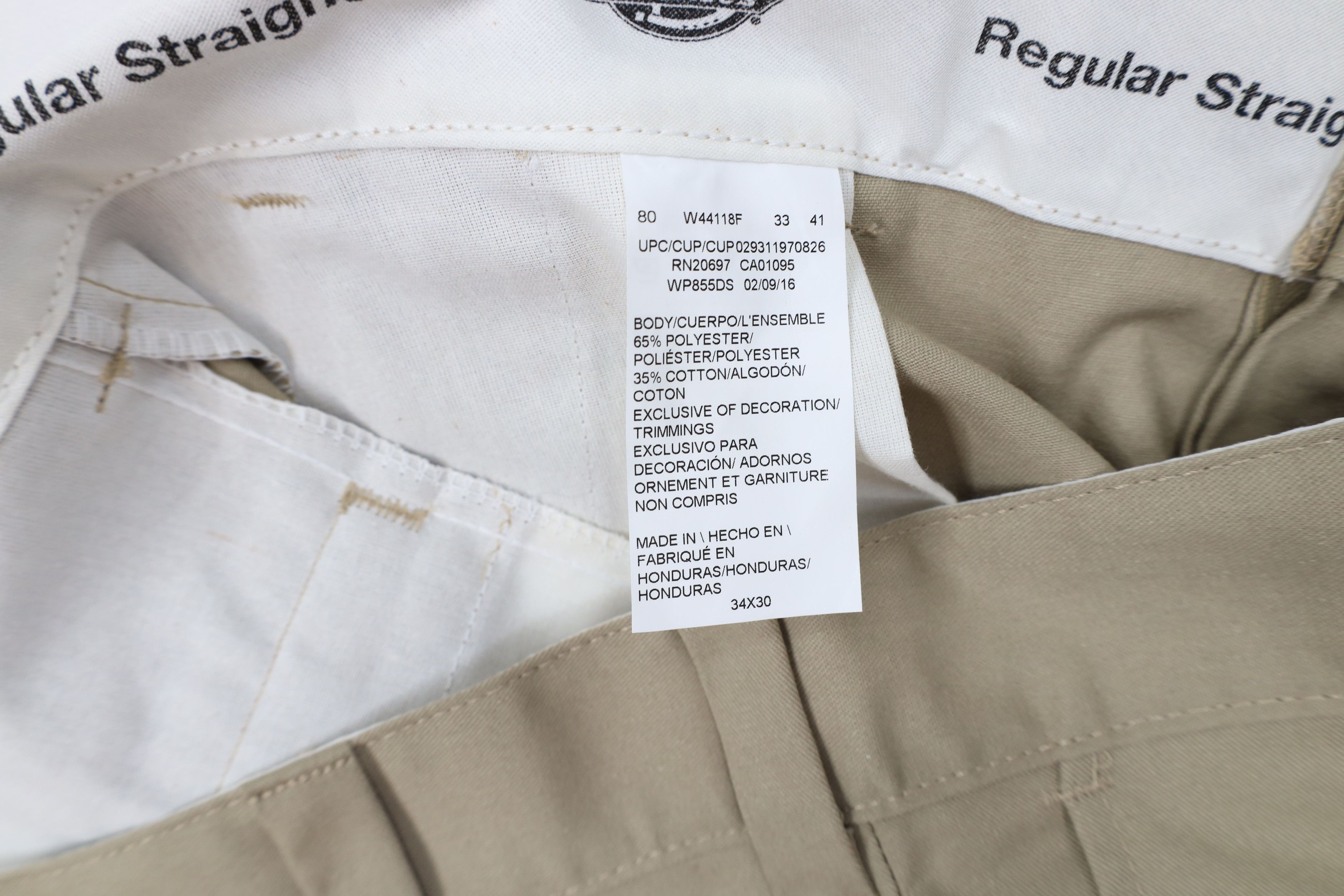 Dickies Vintage Dickies Straight Wide Leg Cargo Pants Workwear Beige Size US 34 / EU 50 - 6 Thumbnail
