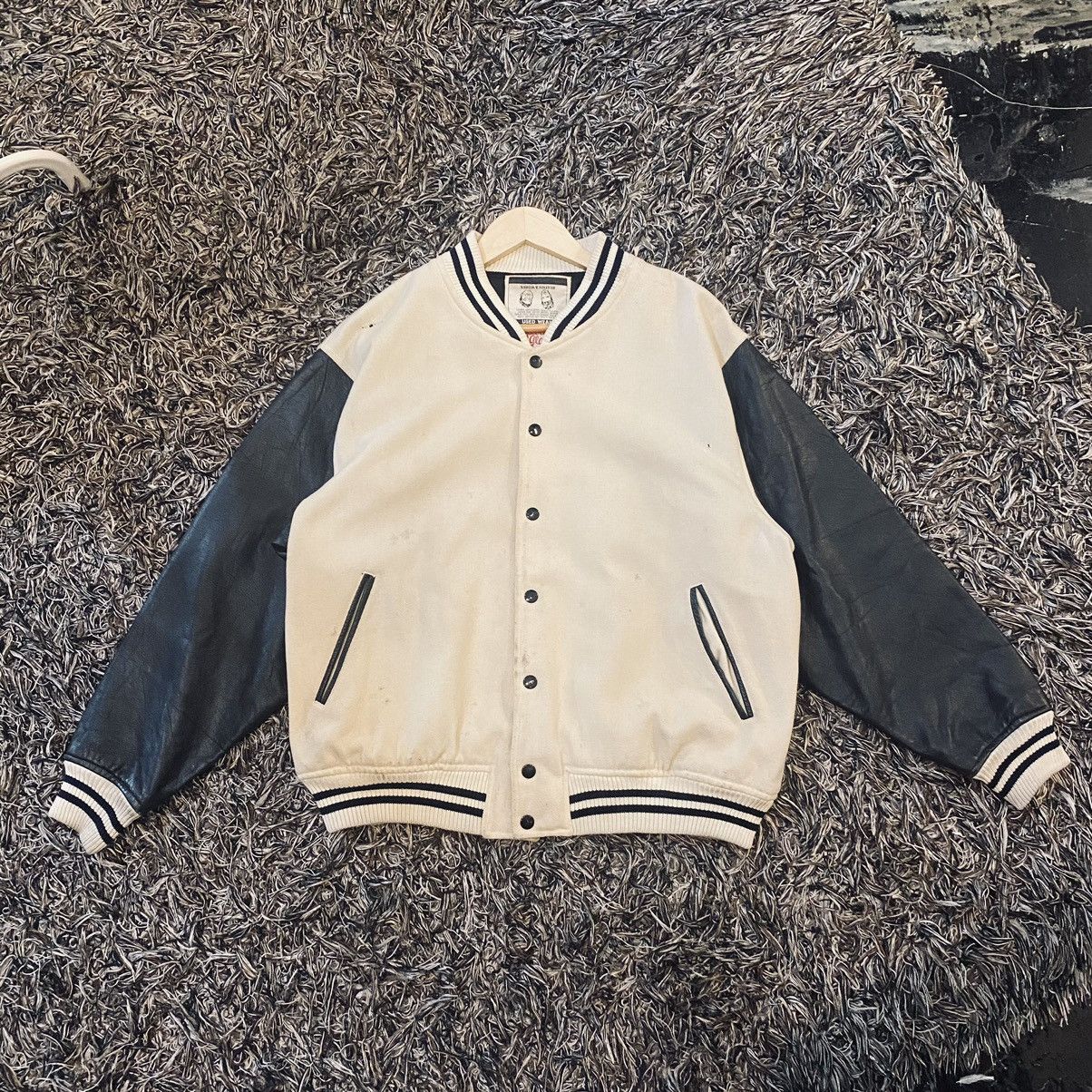 Hysteric Glamour × Vintage ARCHIVE💥VINTAGE RARE 1984 Hysteric Glamour Leather Varsity Size US M / EU 48-50 / 2 - 2 Thumbnail