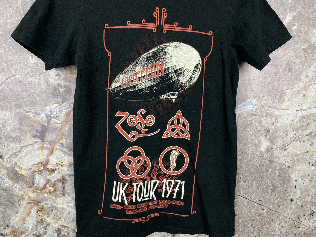 Band Tees × Led Zeppelin Men’s Led Zeppelin Uk Tour 1971 T-Shirt Size Small Size US S / EU 44-46 / 1 - 5 Thumbnail