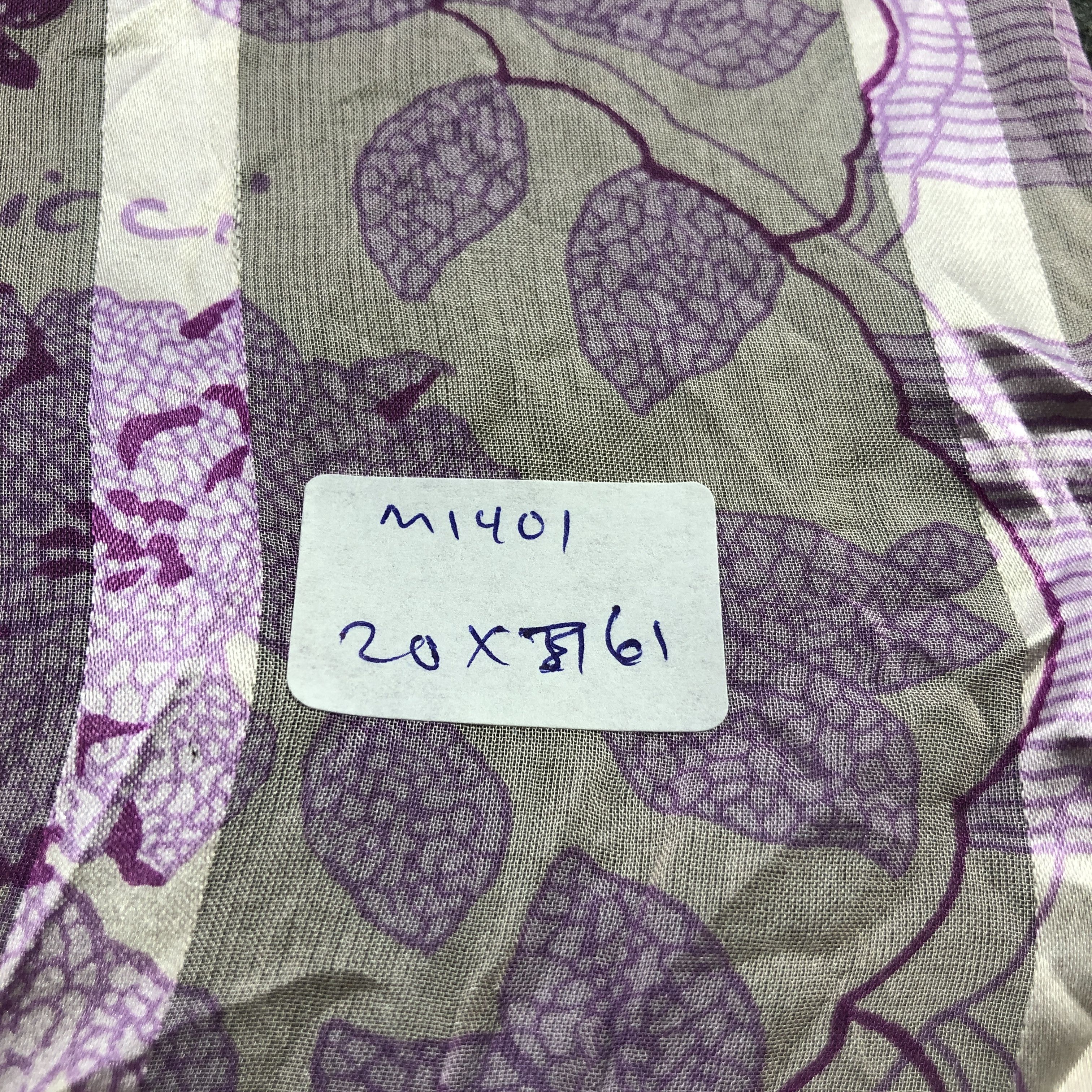 Nina Ricci Vintage Nina Ricci Floral Silk Stole Silk Scarf M1401 Size ONE SIZE - 10 Thumbnail