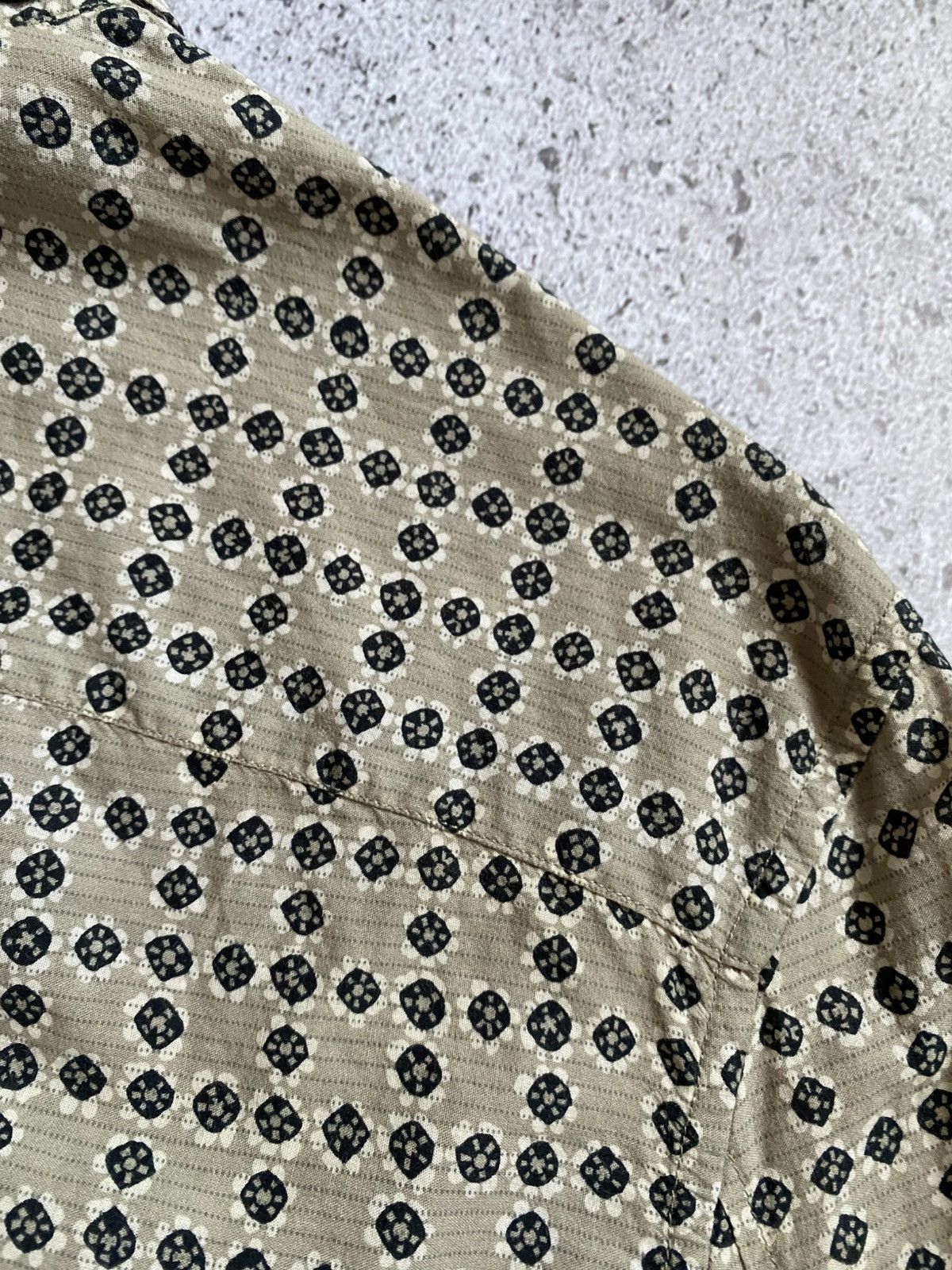 Allsaints × Designer AllSaints Dots Long Sleeve Button Shirt Size L Size US L / EU 52-54 / 3 - 14 Thumbnail