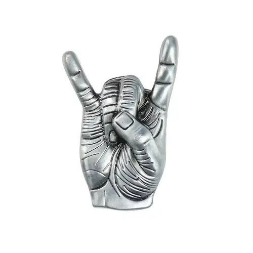 Japanese Brand × Vintage Rocker Satan Hand Gesture Belt Buckles ( no belt ) Size ONE SIZE - 2 Thumbnail
