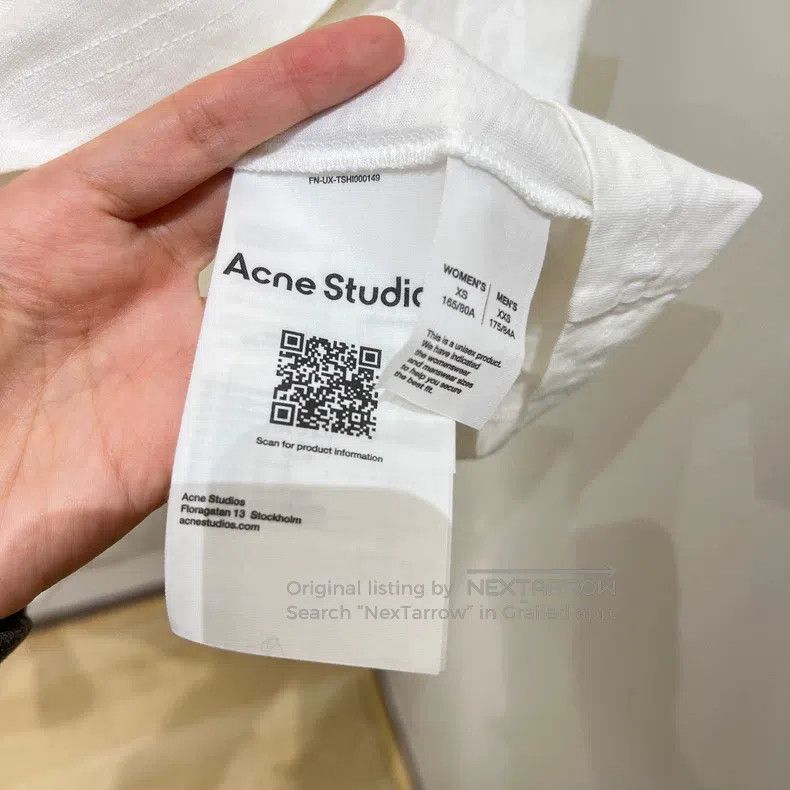 Acne Studios Acne Studios Numeric and English Logo Printed T-Shirt Size XS / US 0-2 / IT 36-38 - 4 Thumbnail