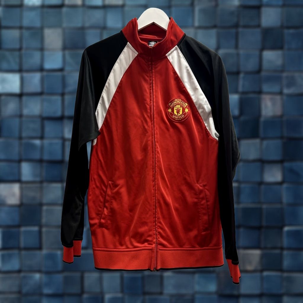 Vintage VINTAGE Rhinox Manchester United Premier League Red/Black ZipUp Jacket Men L Size US L / EU 52-54 / 3 - 1 Thumbnail