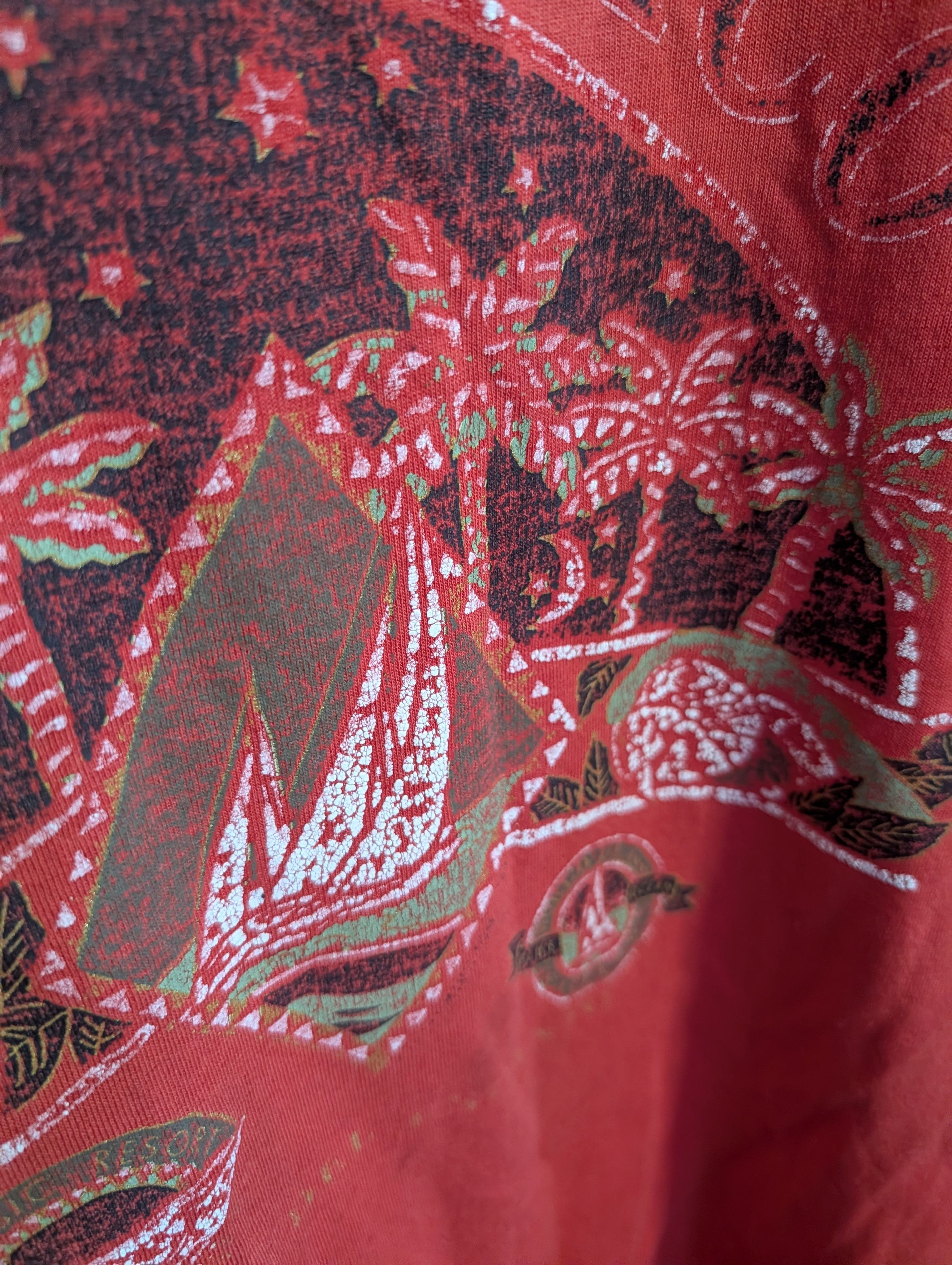 Vintage 90s single stitch MiUSA red Puerto Rico graphic tank top Size US M / EU 48-50 / 2 - 4 Thumbnail
